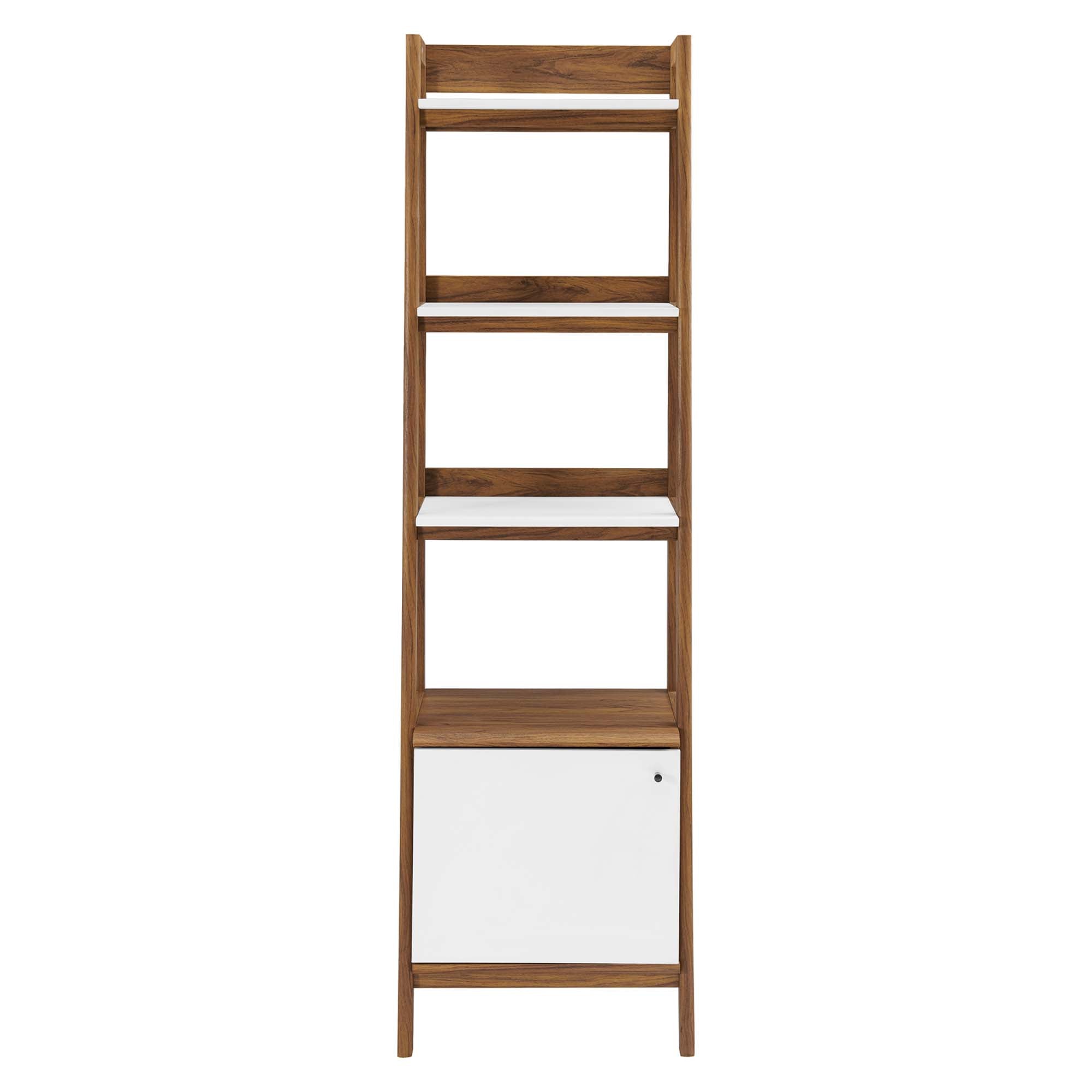 Bixby 21" Bookshelf in Walnut White