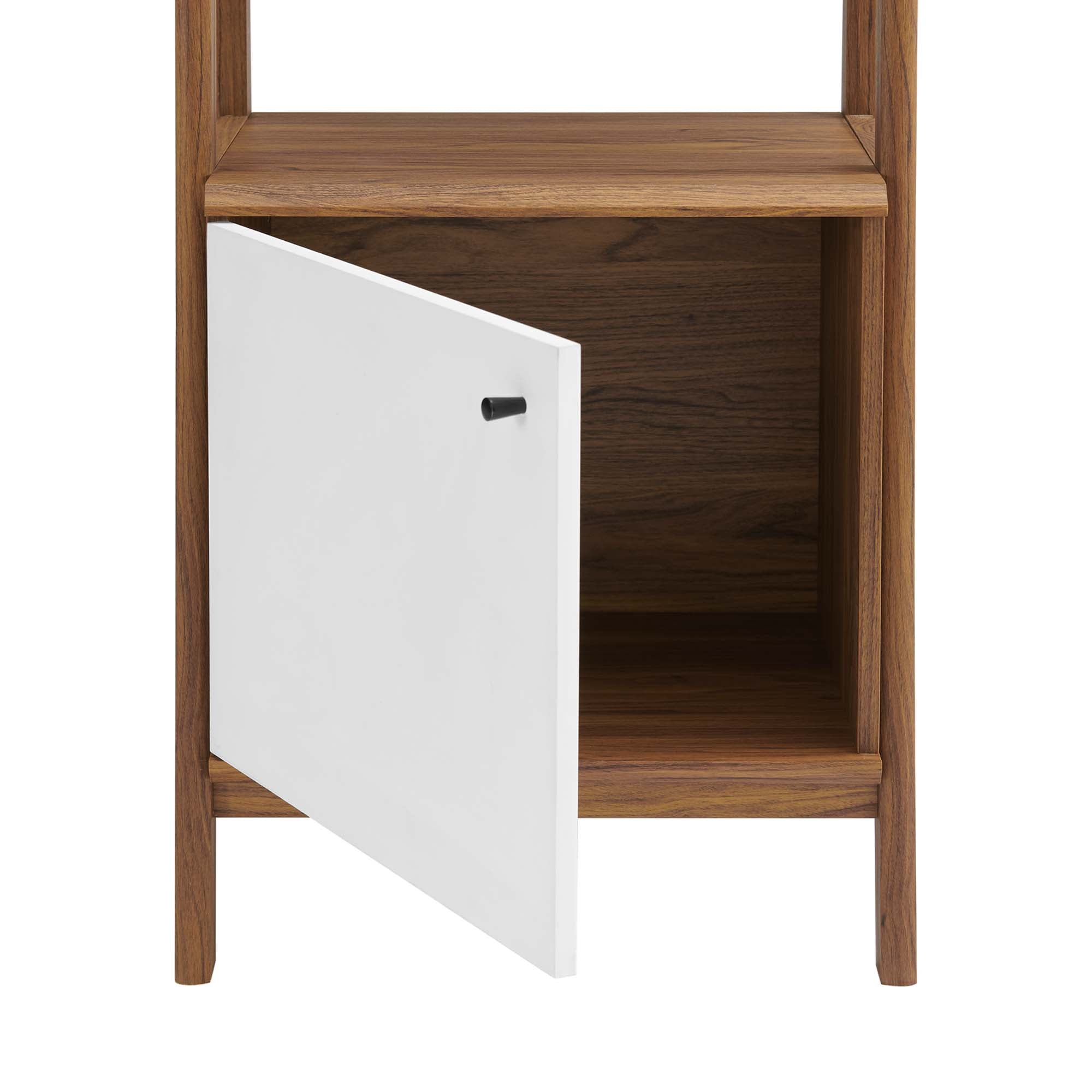 Bixby 21" Bookshelf in Walnut White