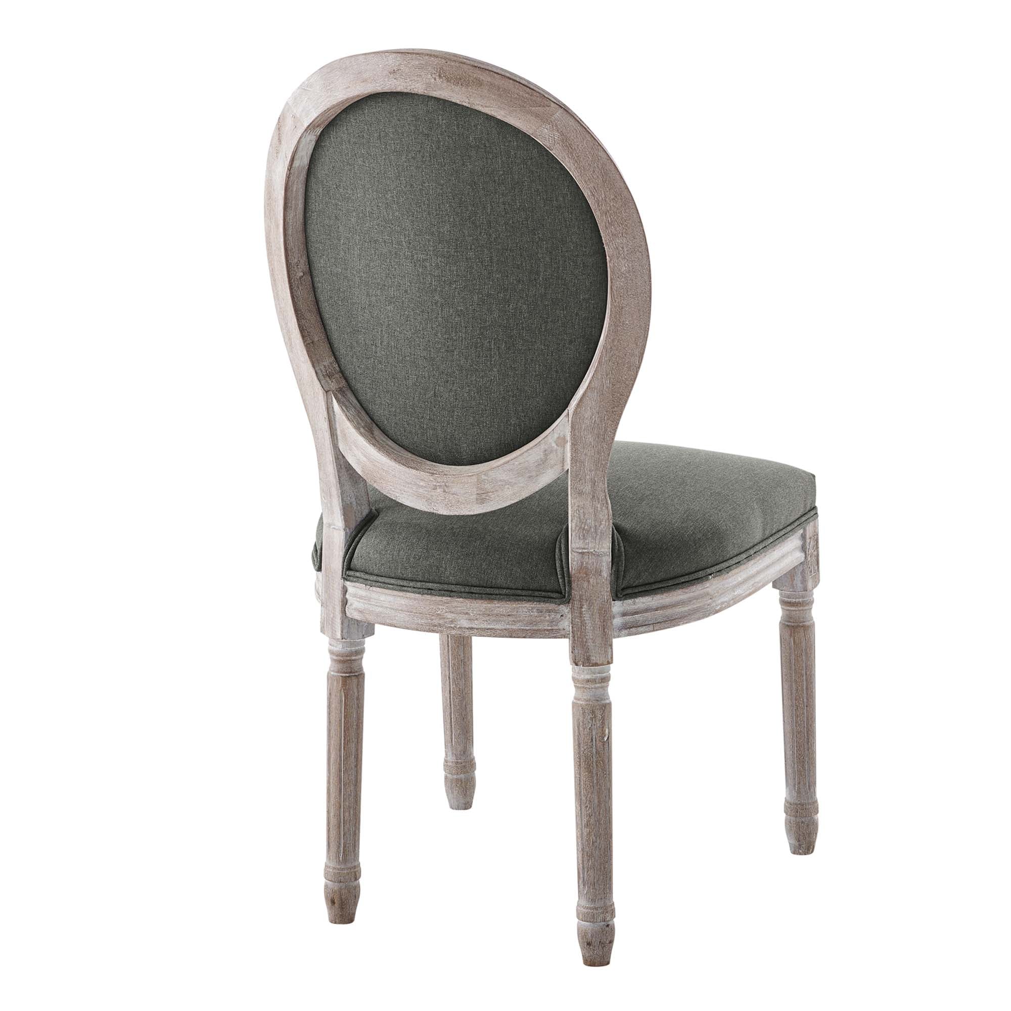 Arise Vintage French Upholstered Fabric Dining Side Chair