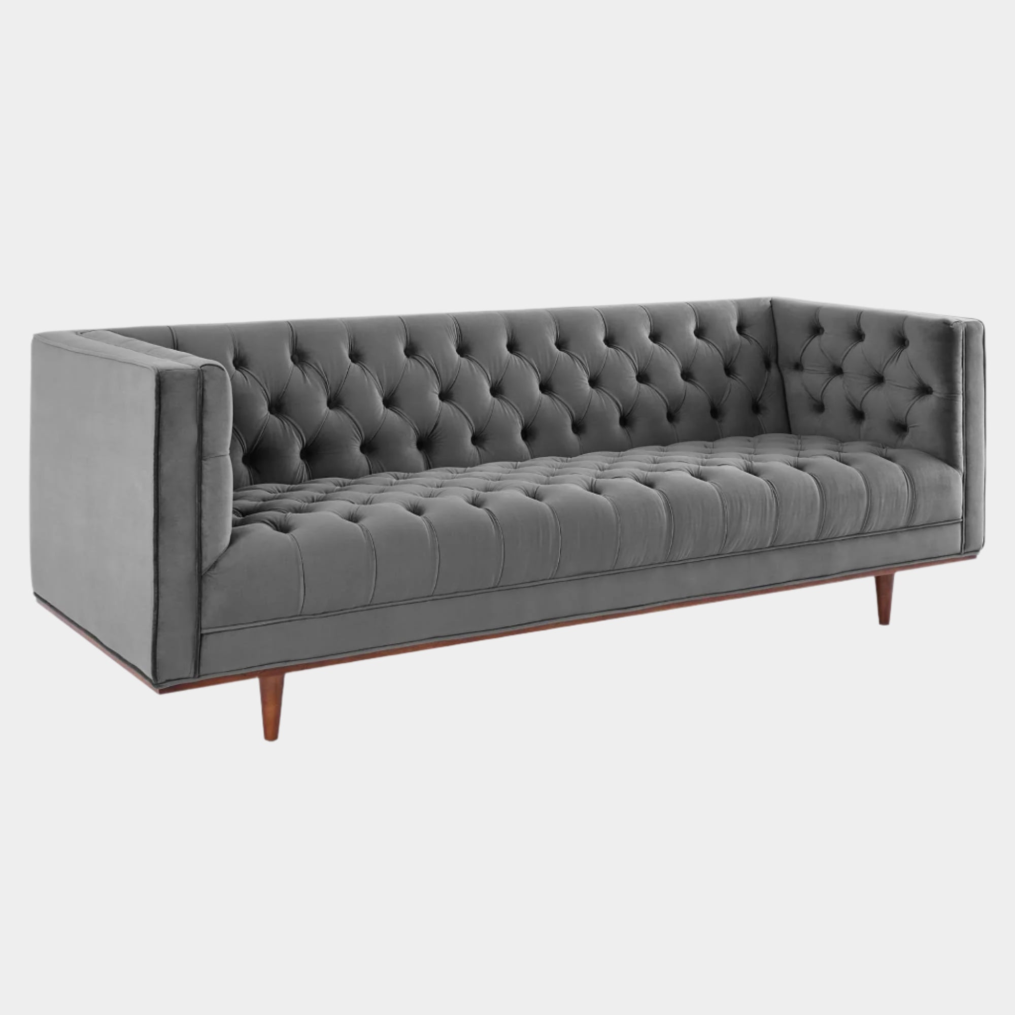 Elation Tufted Performance Velvet Sofa