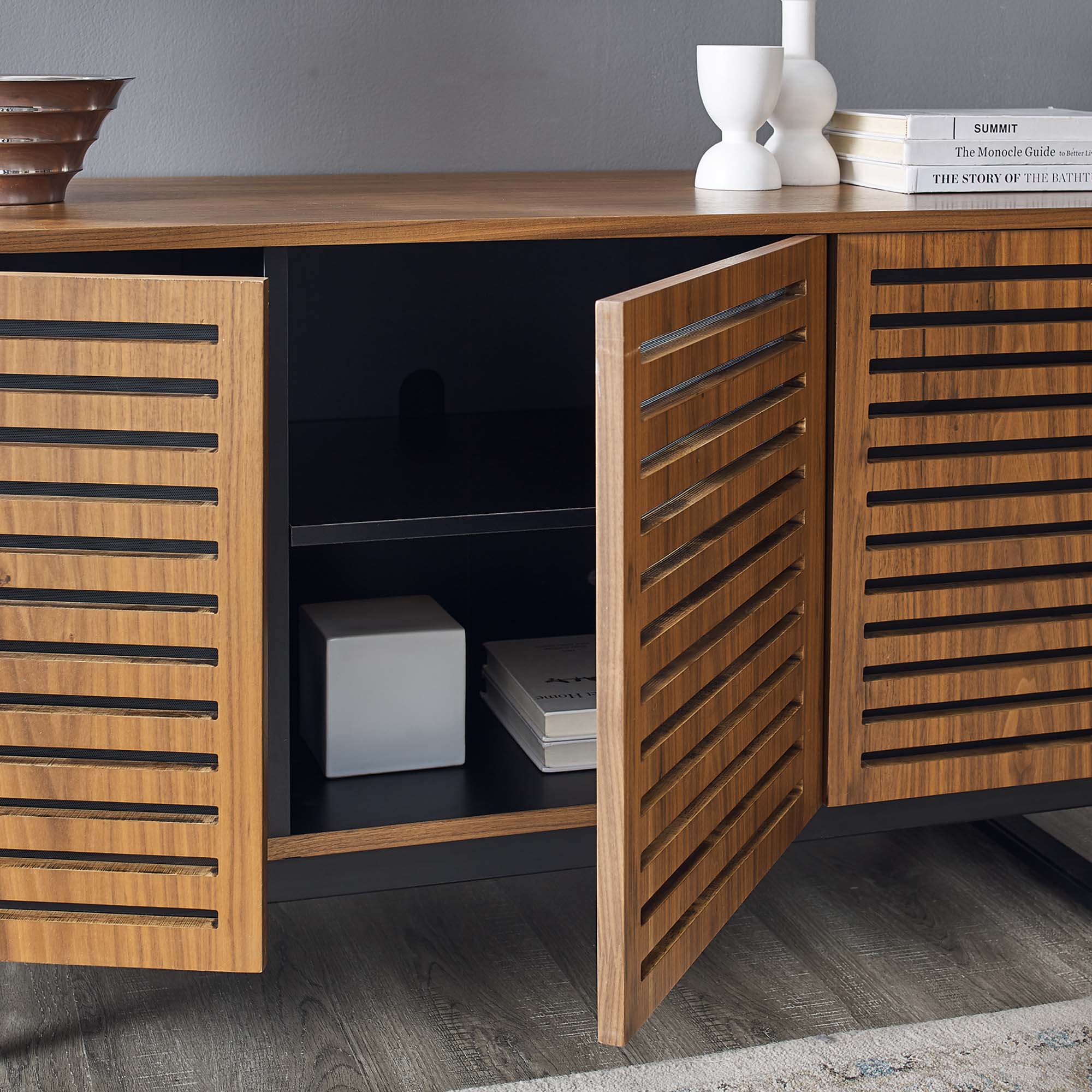 Parker 55" TV Stand in Walnut