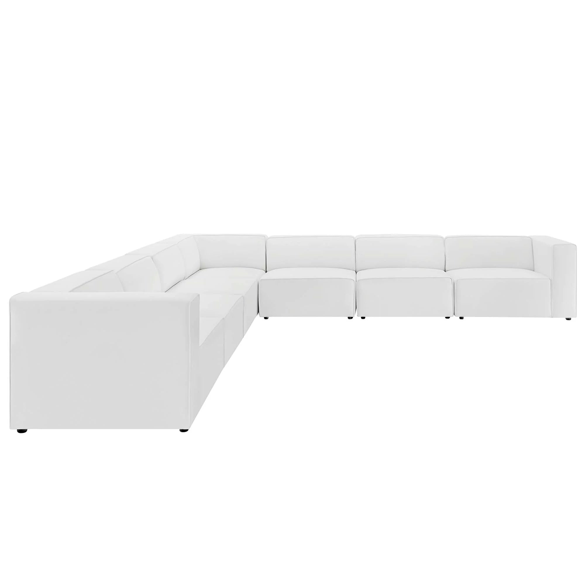 Chaise sans accoudoirs rembourrée en duvet Commix