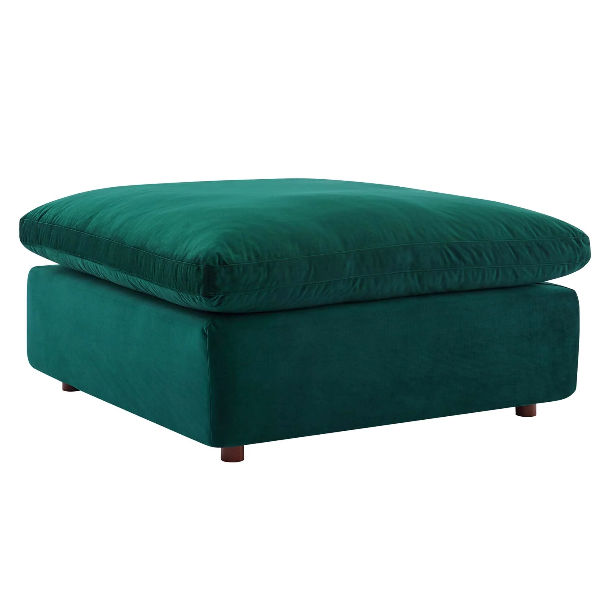 Chaise sans accoudoirs rembourrée en duvet Commix