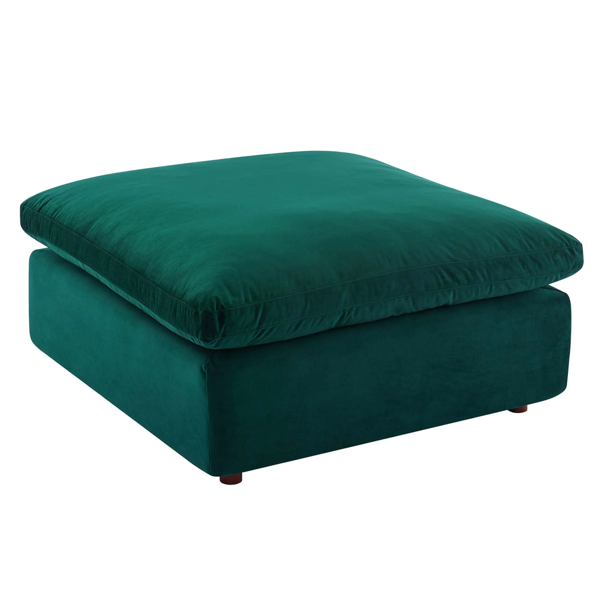 Chaise sans accoudoirs rembourrée en duvet Commix