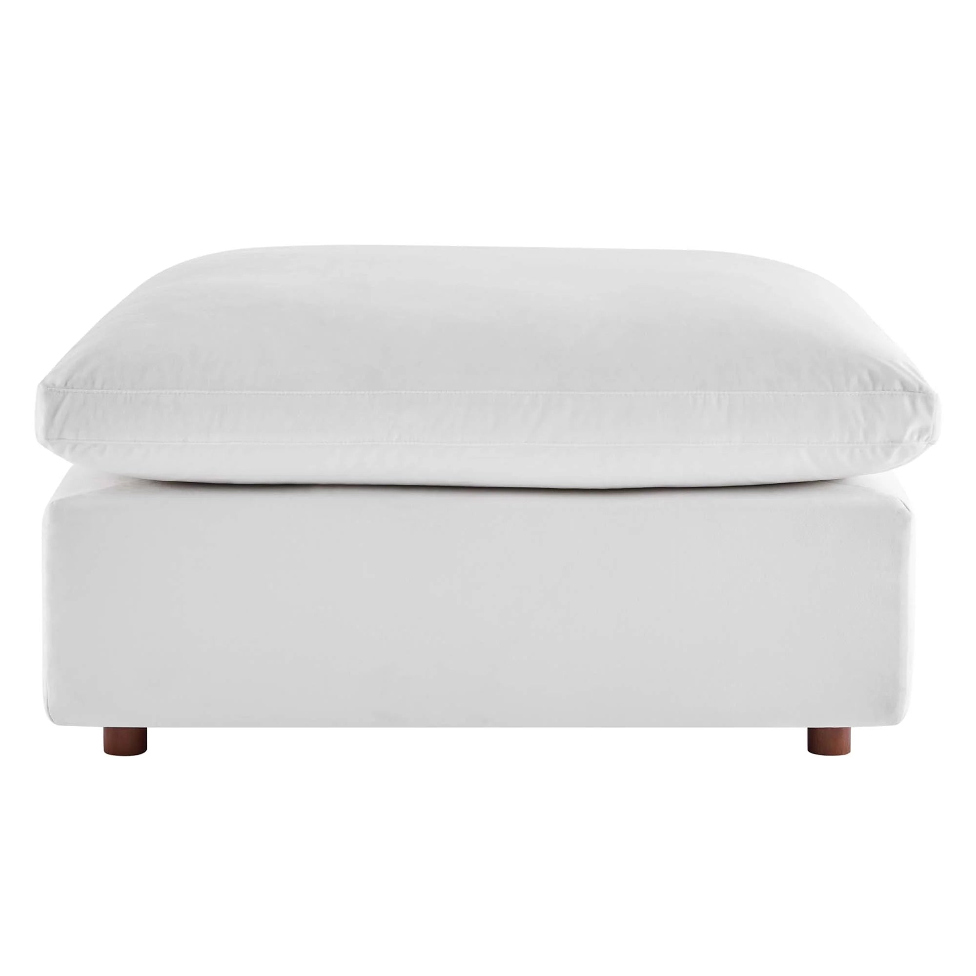 Chaise sans accoudoirs rembourrée en duvet Commix