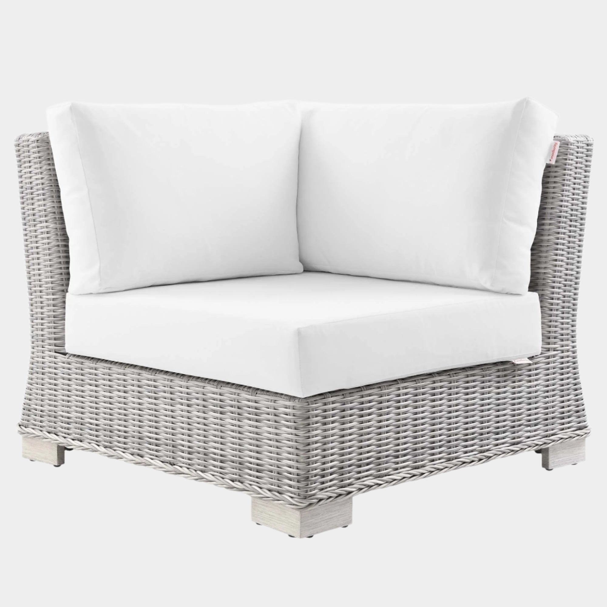 Conway Outdoor Patio Wicker Rattan Corner Chair