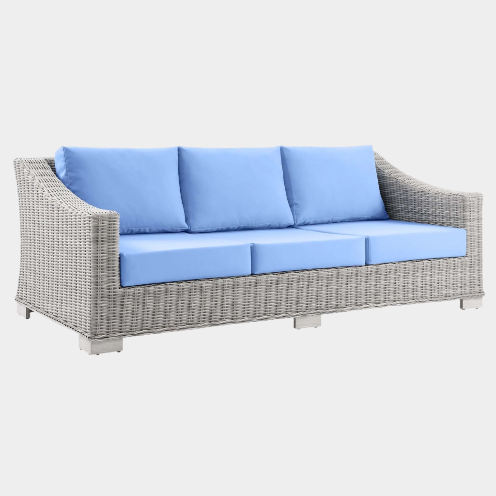 Conway Outdoor Patio Wicker Rattan Sofa