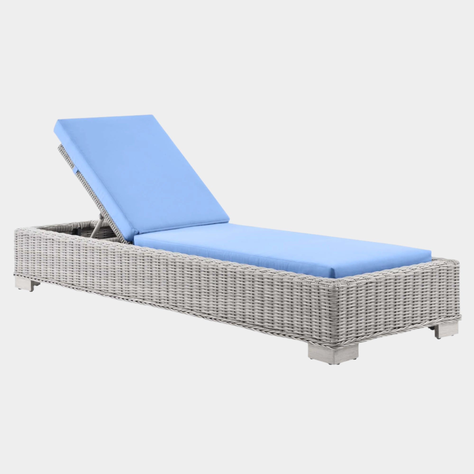 Conway Outdoor Patio Wicker Rattan Chaise Lounge