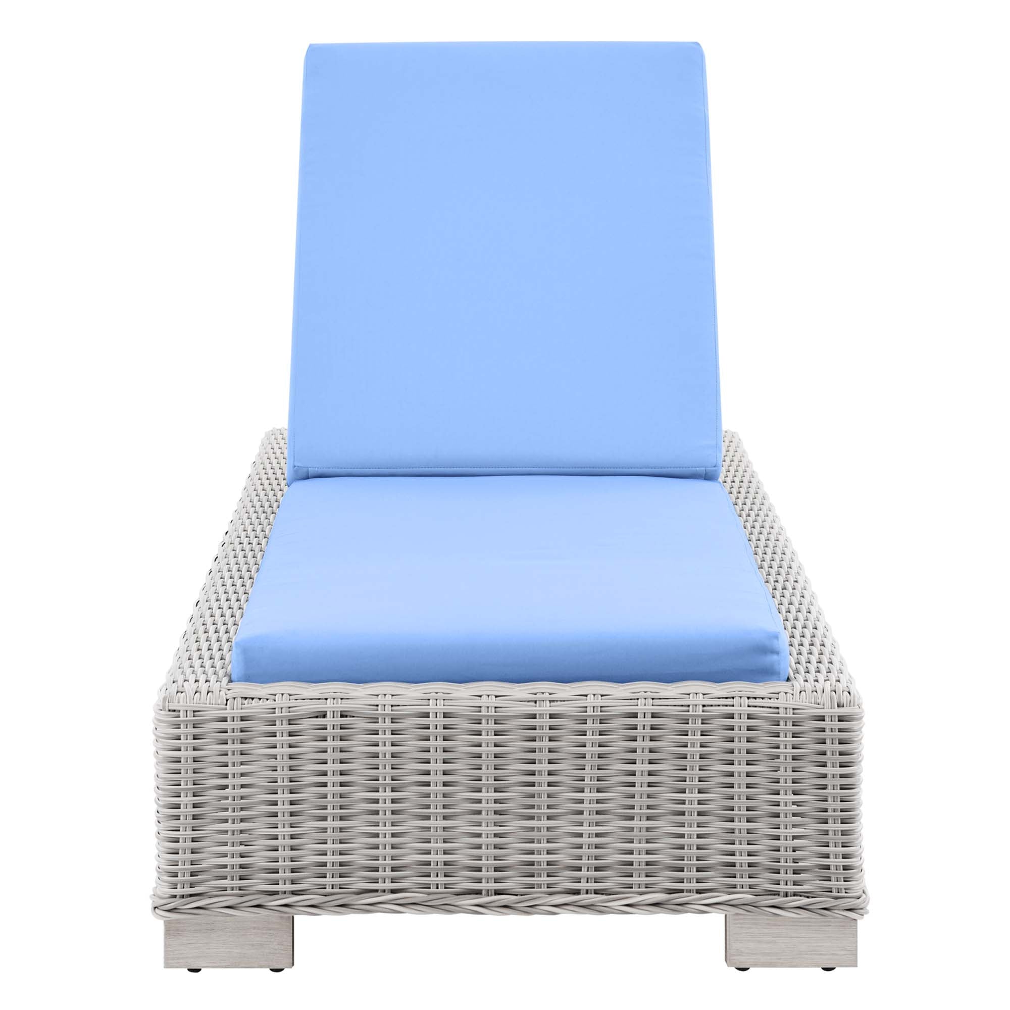 Conway Outdoor Patio Wicker Rattan Chaise Lounge