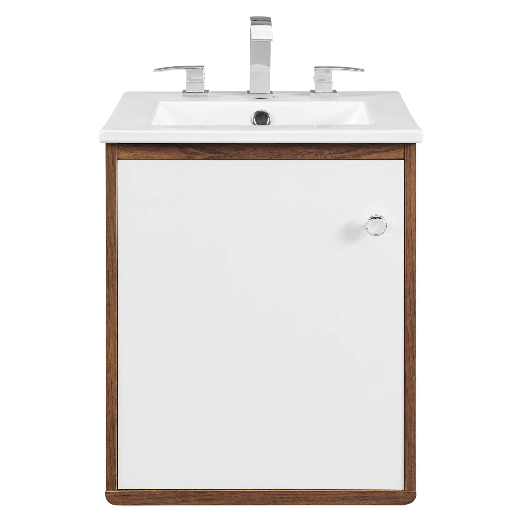 Transmit Wall-Mount Bathroom Vanity Basin Included