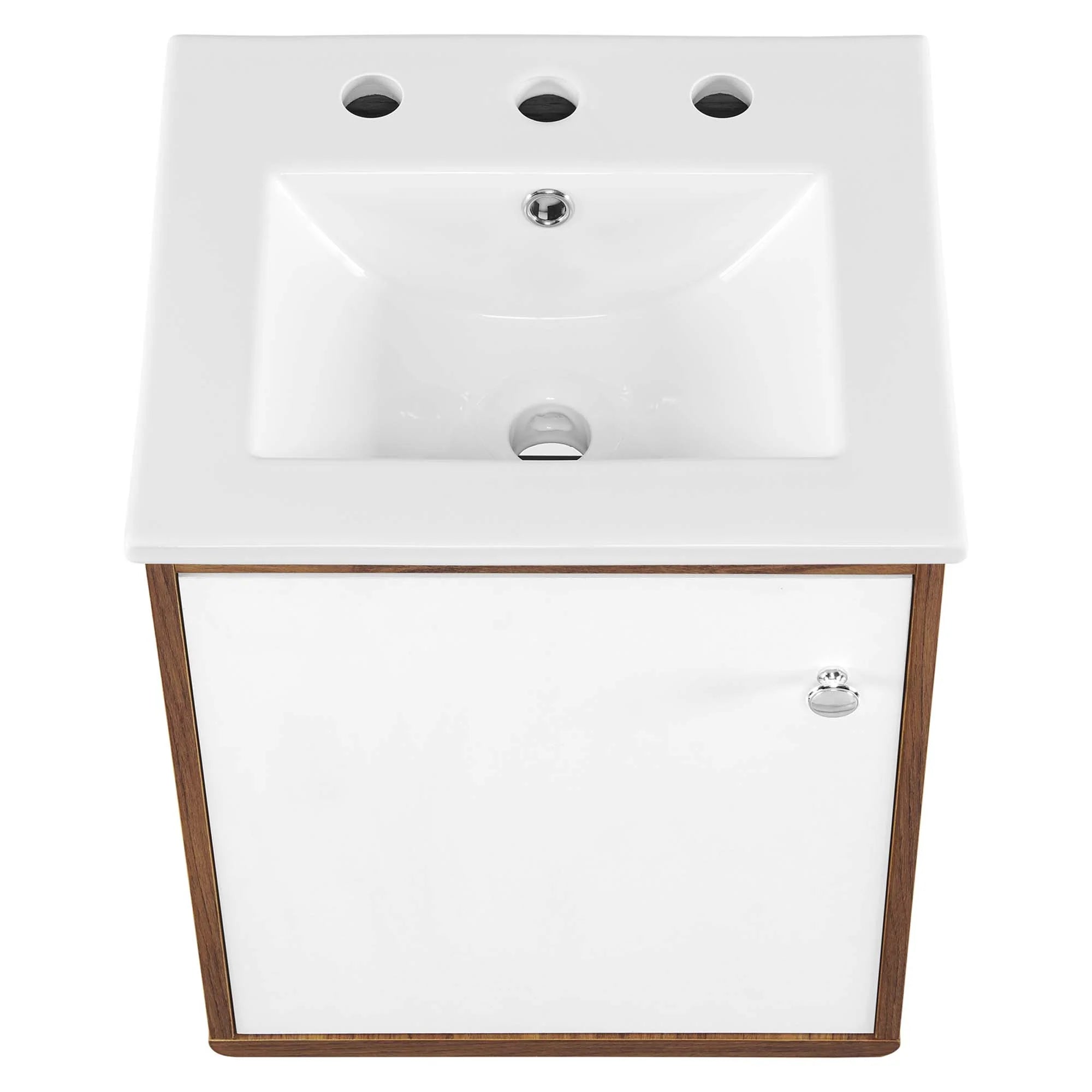 Transmit Wall-Mount Bathroom Vanity Basin Included