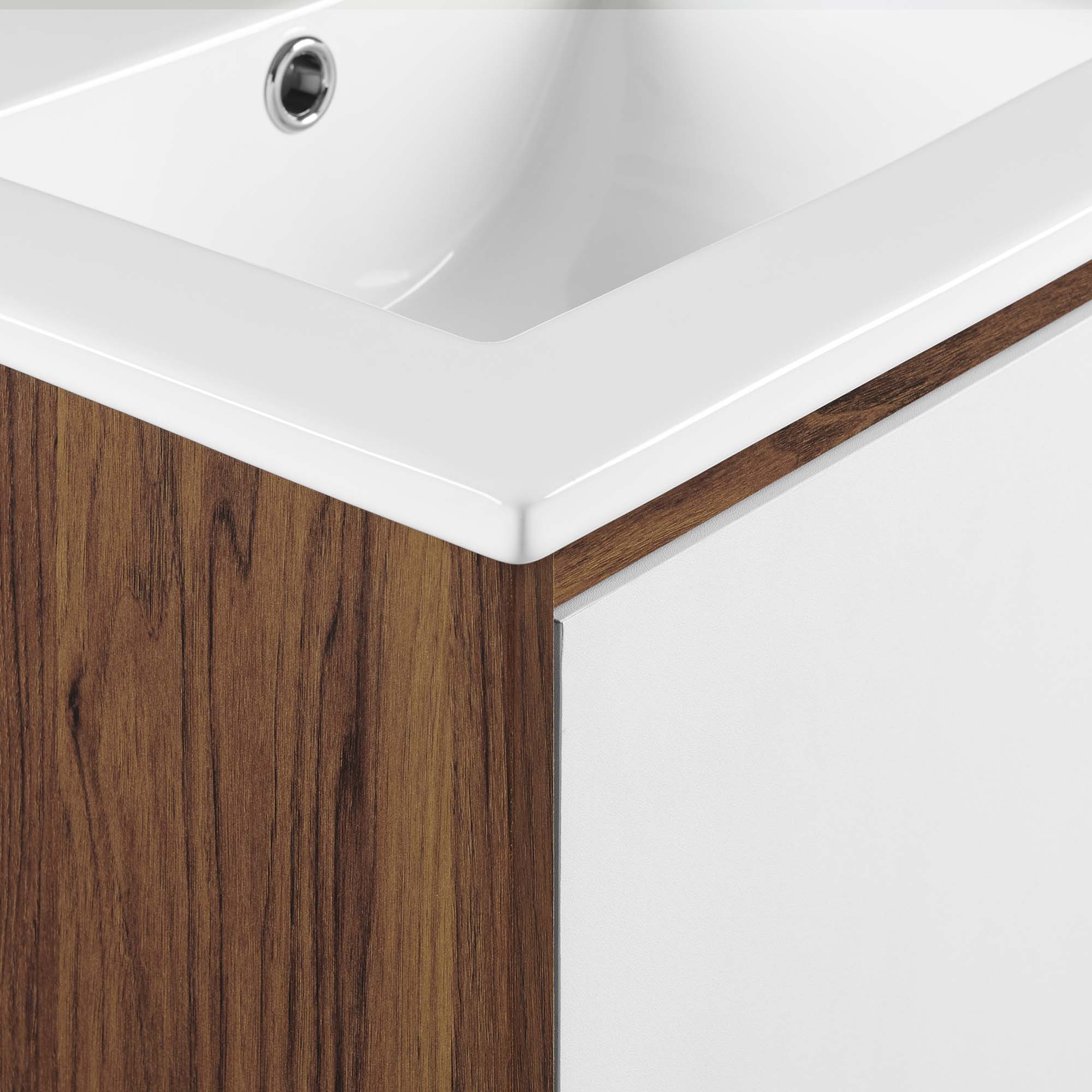 Transmit Wall-Mount Bathroom Vanity Basin Included