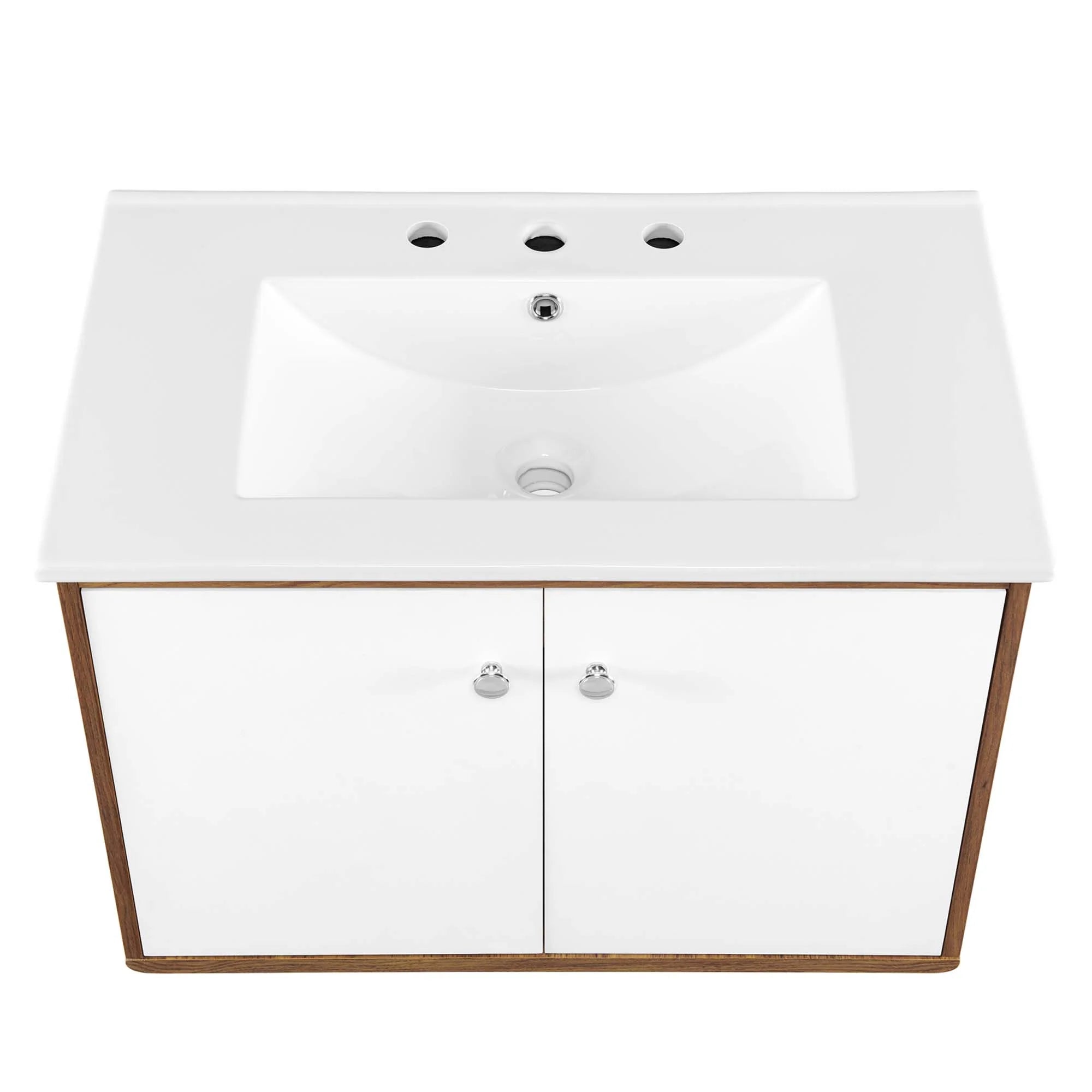 Transmit Wall-Mount Bathroom Vanity Basin Included