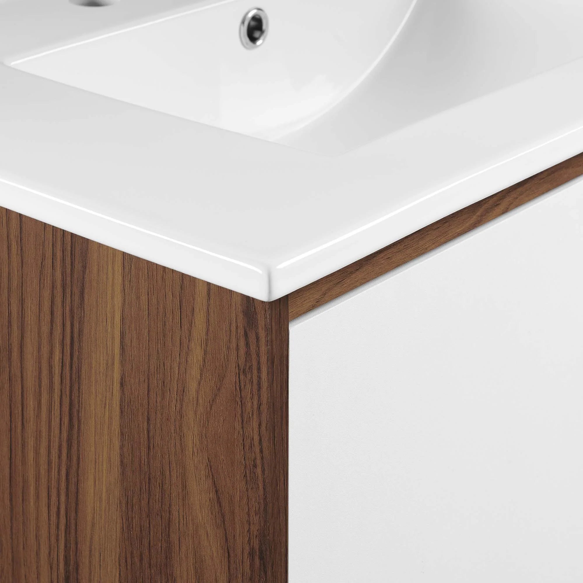 Transmit Wall-Mount Bathroom Vanity Basin Included