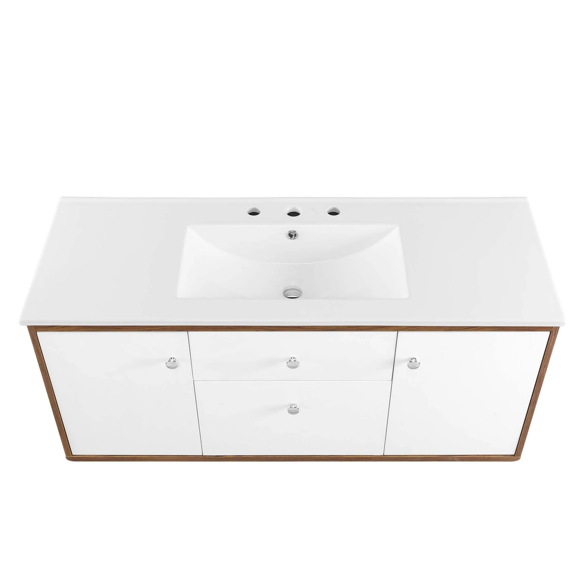 Transmit Wall-Mount Bathroom Vanity Basin Included