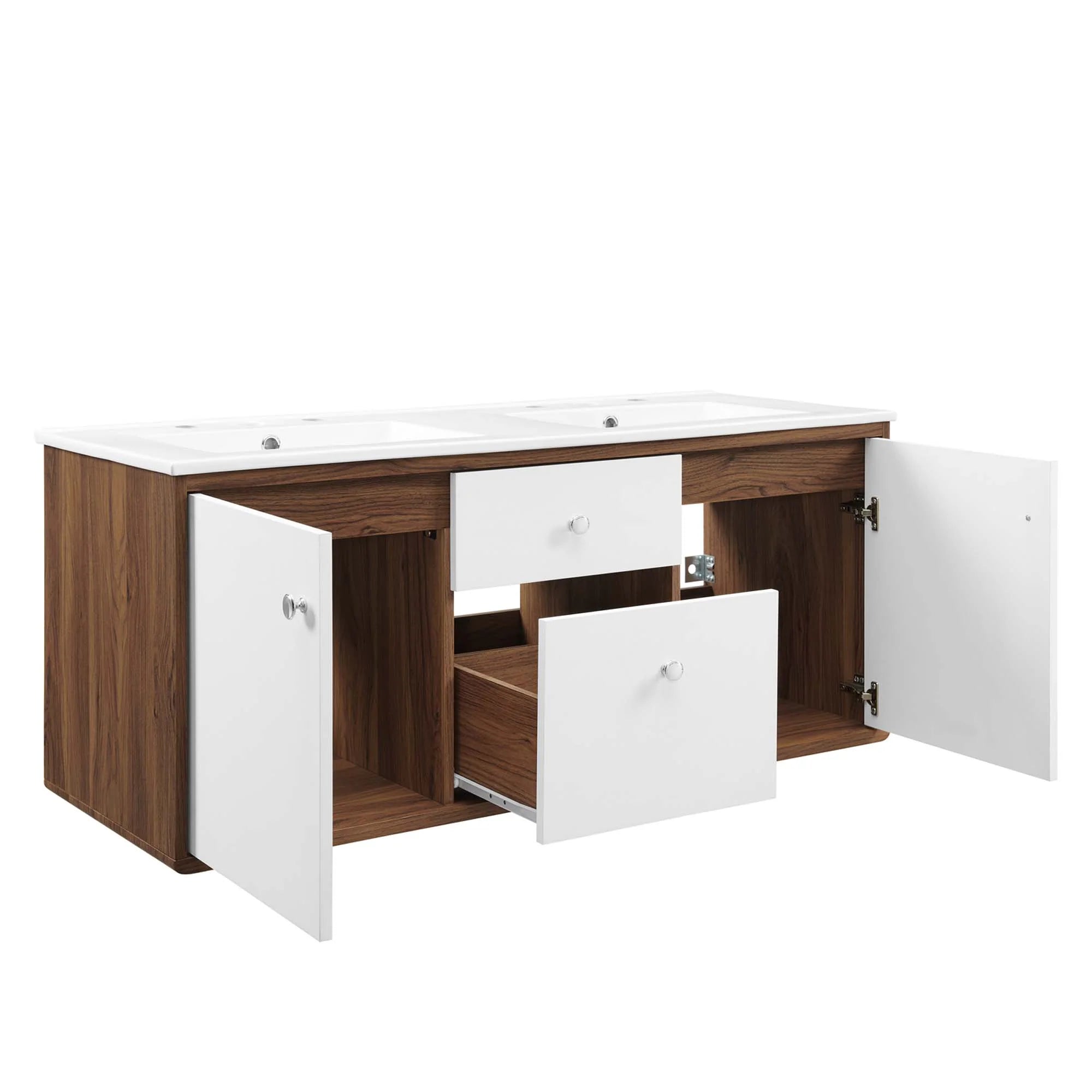 Transmit Wall-Mount Bathroom Vanity Basin Included