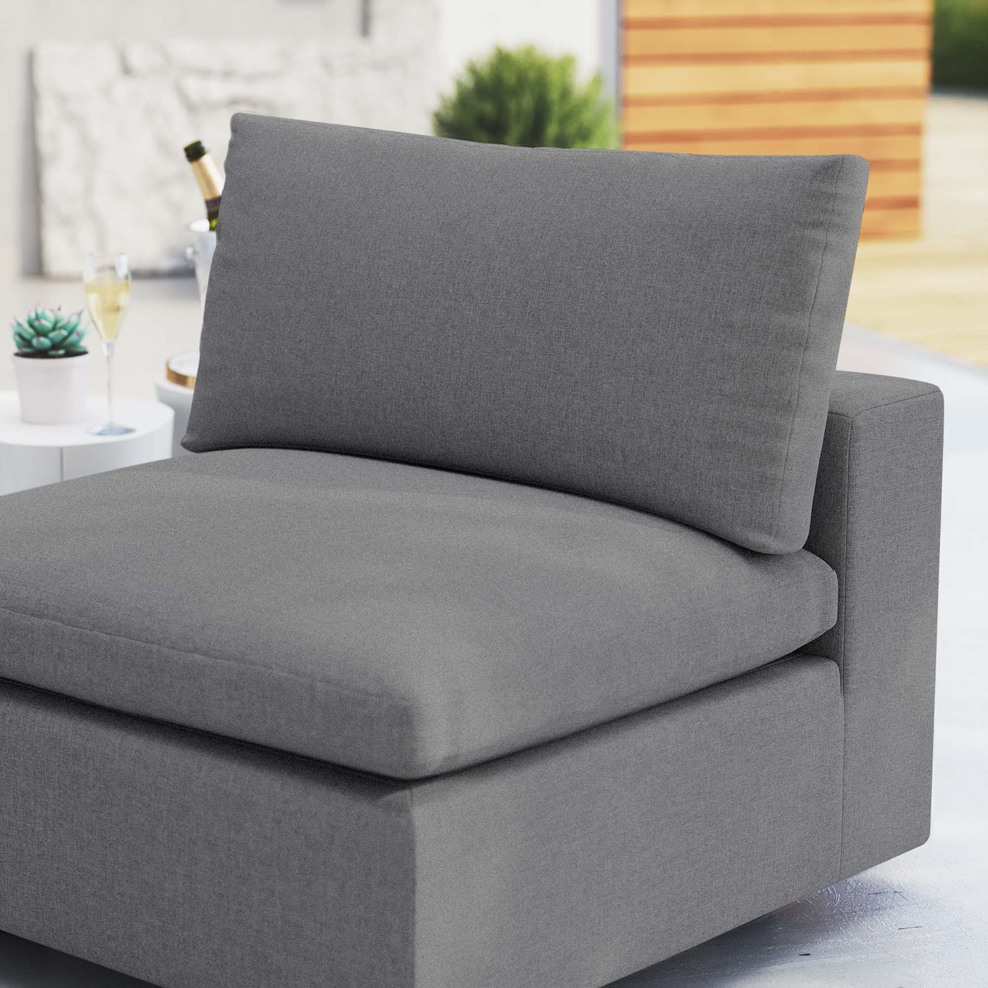 Commix Sunbrella® Outdoor Patio Armless