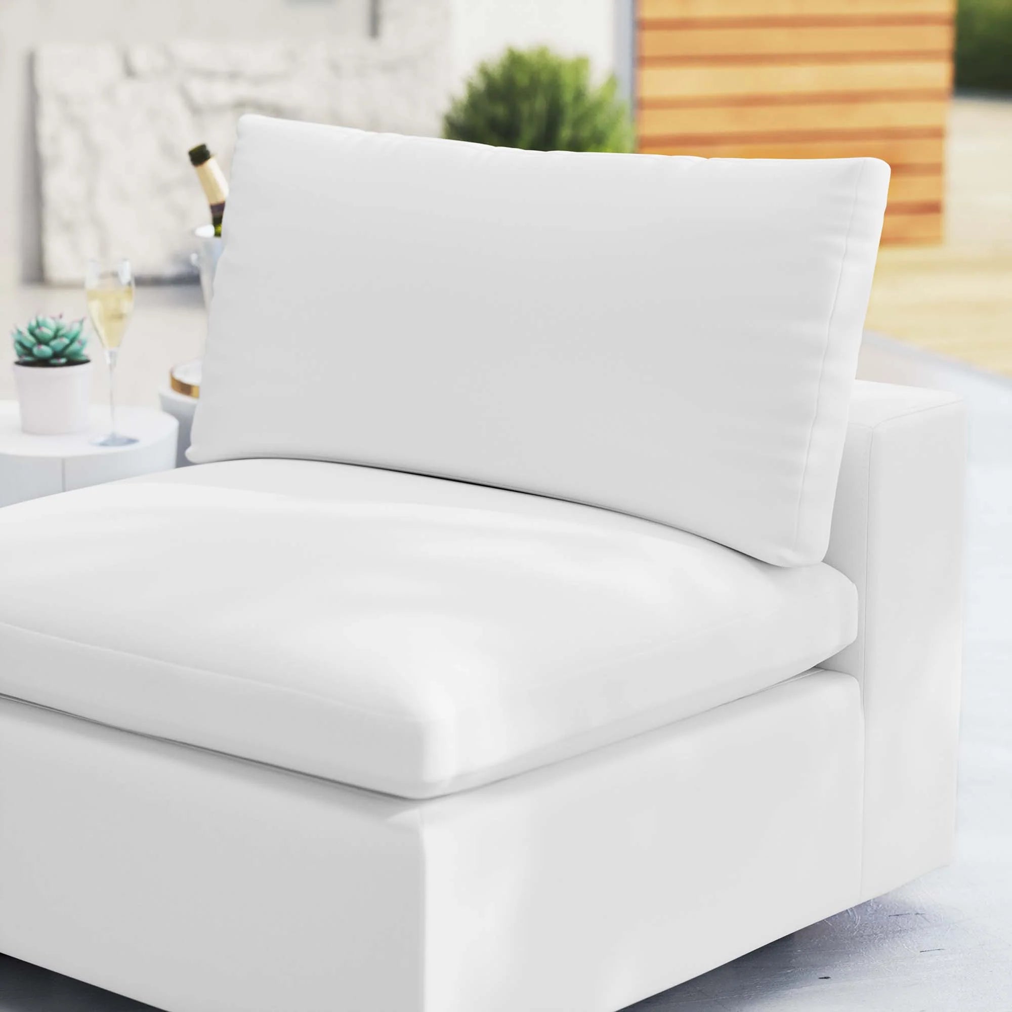 Commix Sunbrella® Outdoor Patio Armless