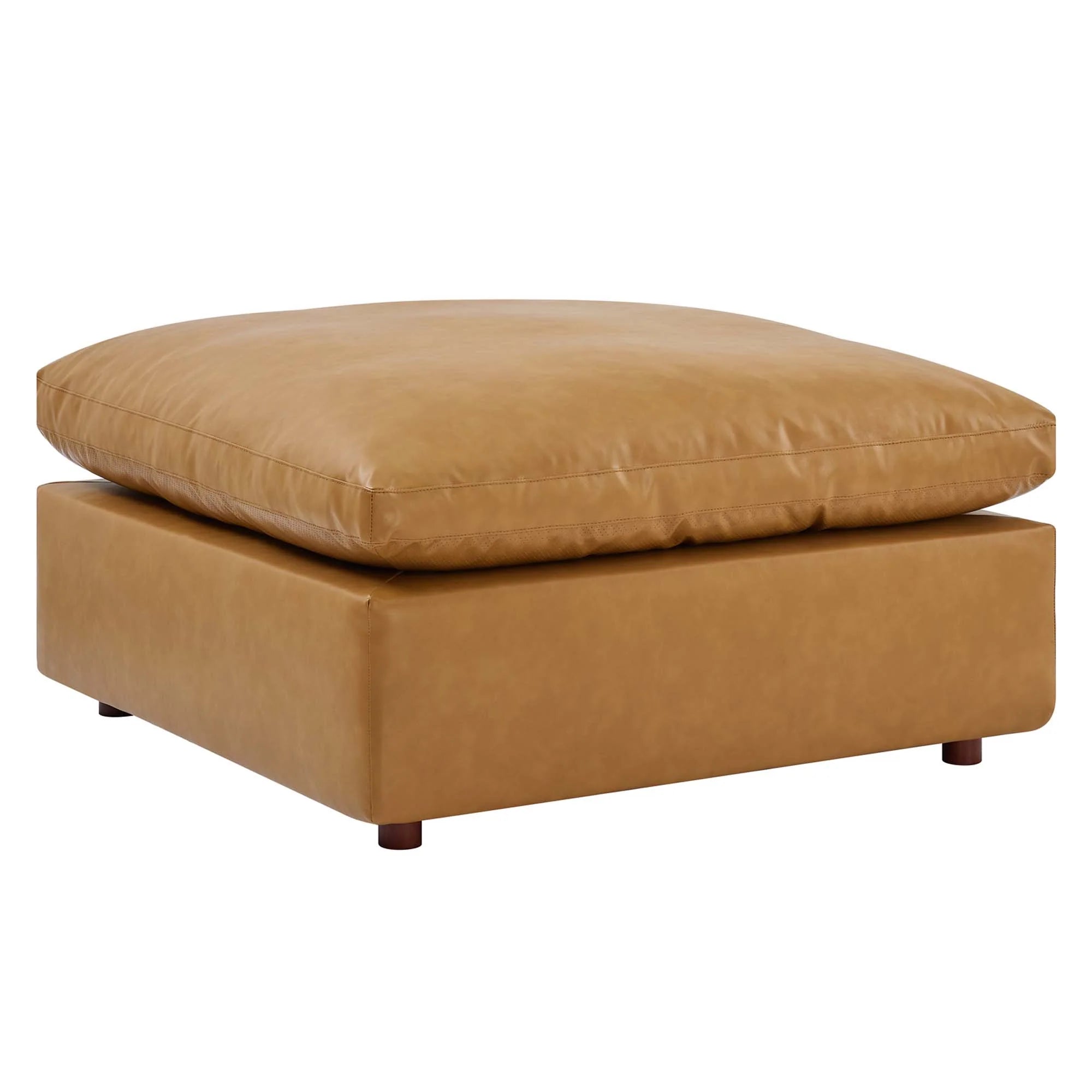 Chaise sans accoudoirs rembourrée en duvet Commix