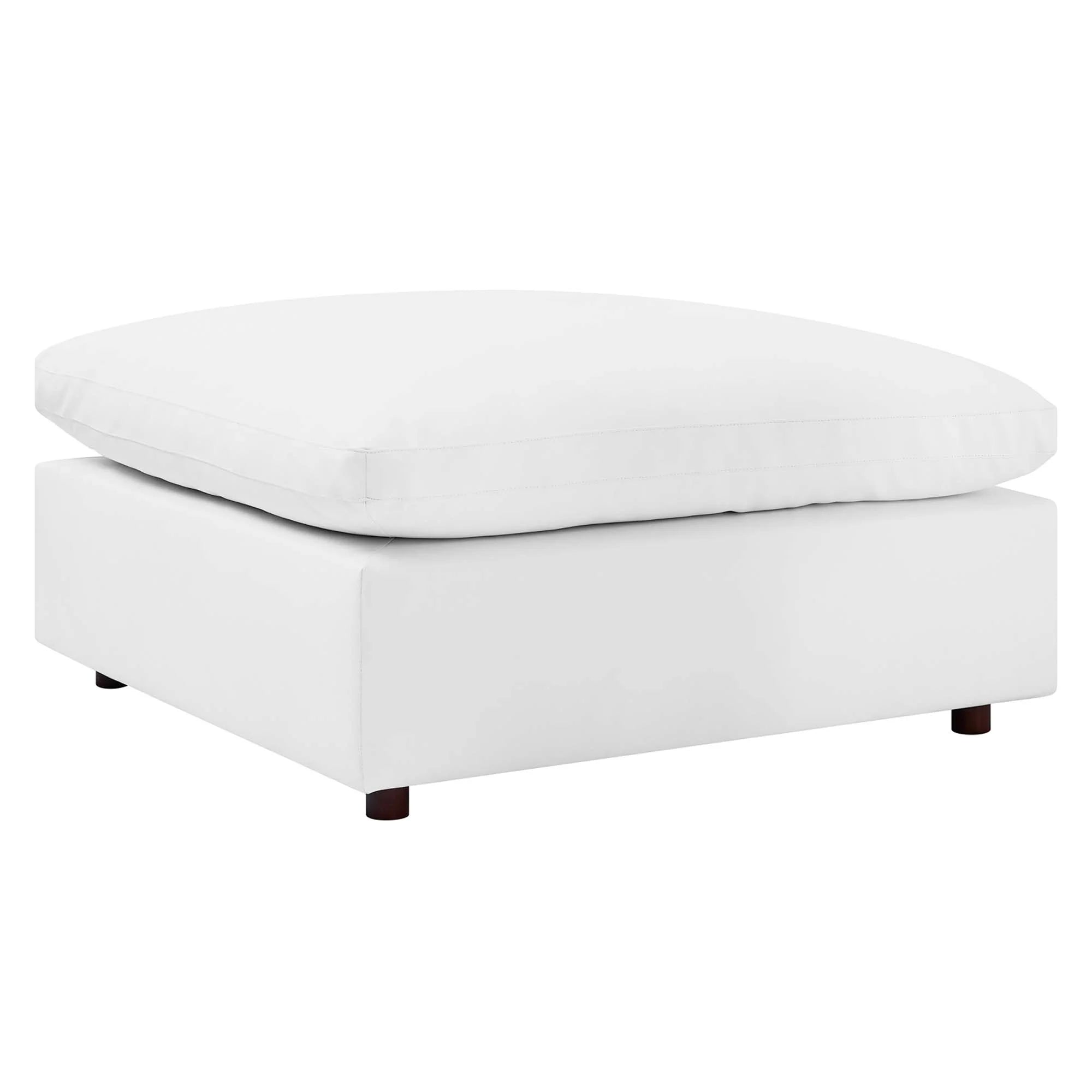 Chaise sans accoudoirs rembourrée en duvet Commix