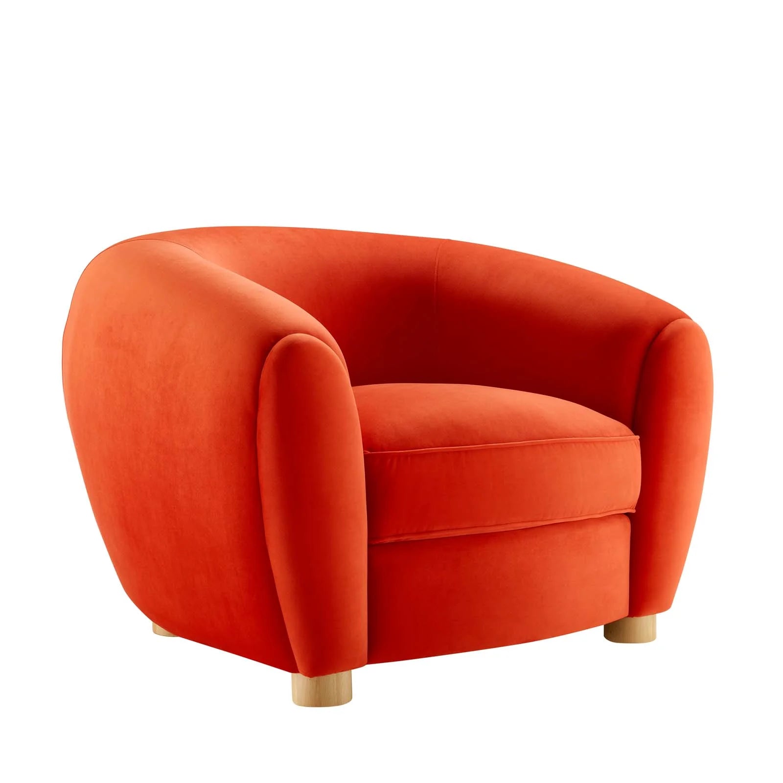 Profuse Performance Velvet Armchair