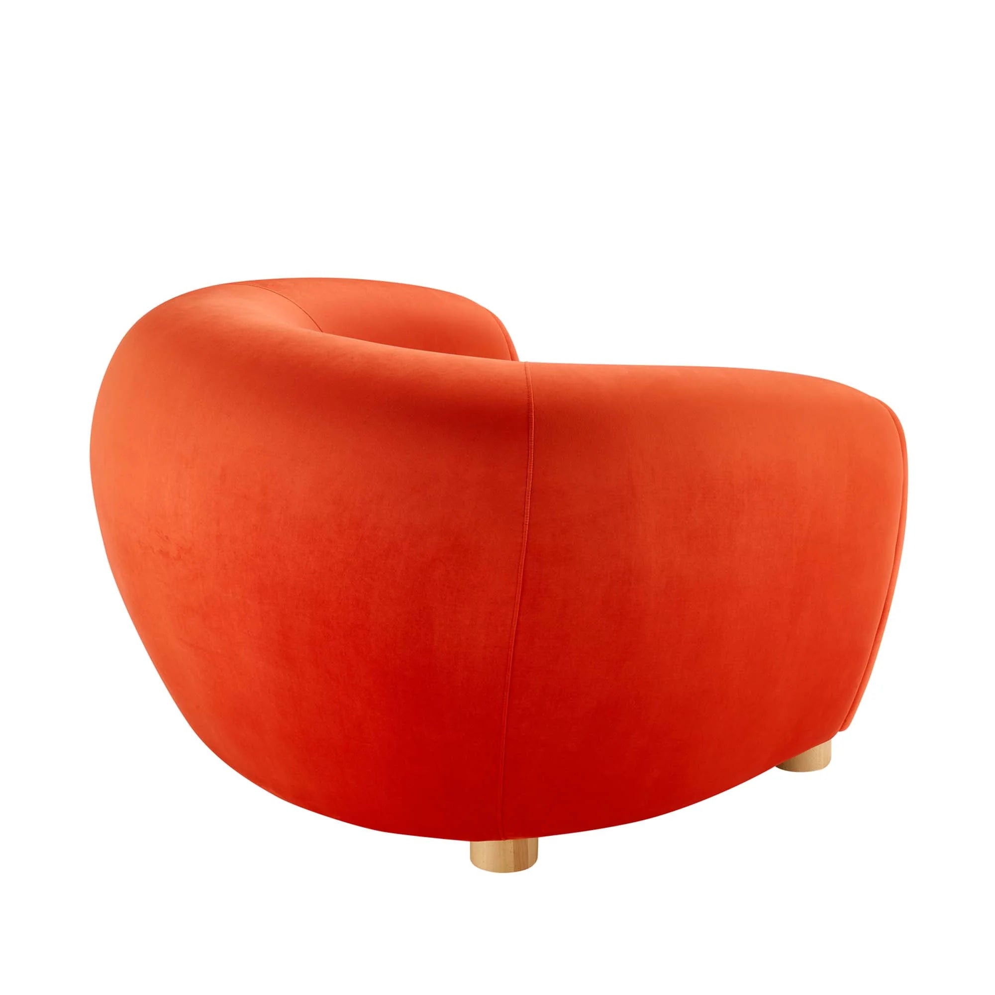 Fauteuil en velours Abundant Performance