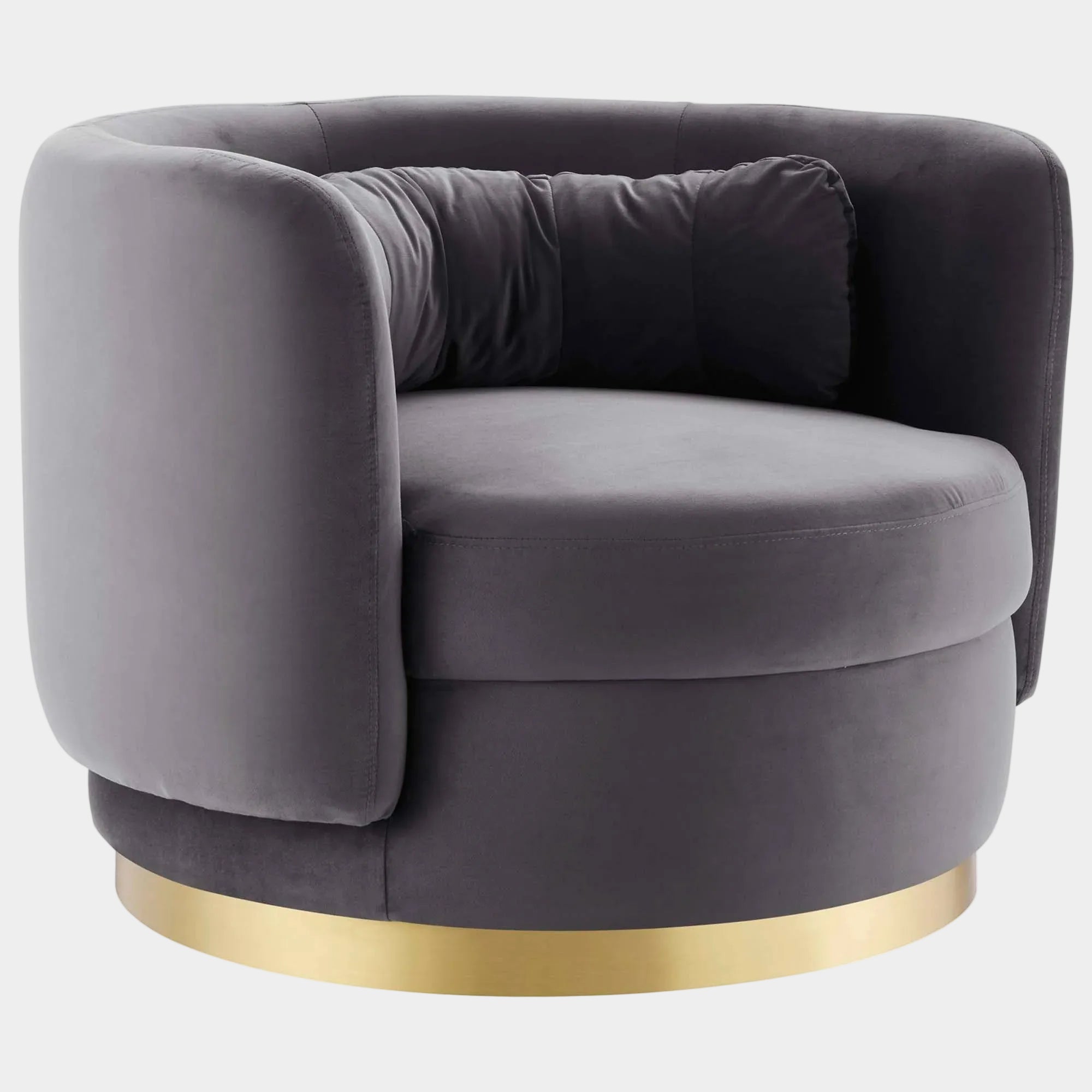 Relish Performance Velvet Swivel Chair