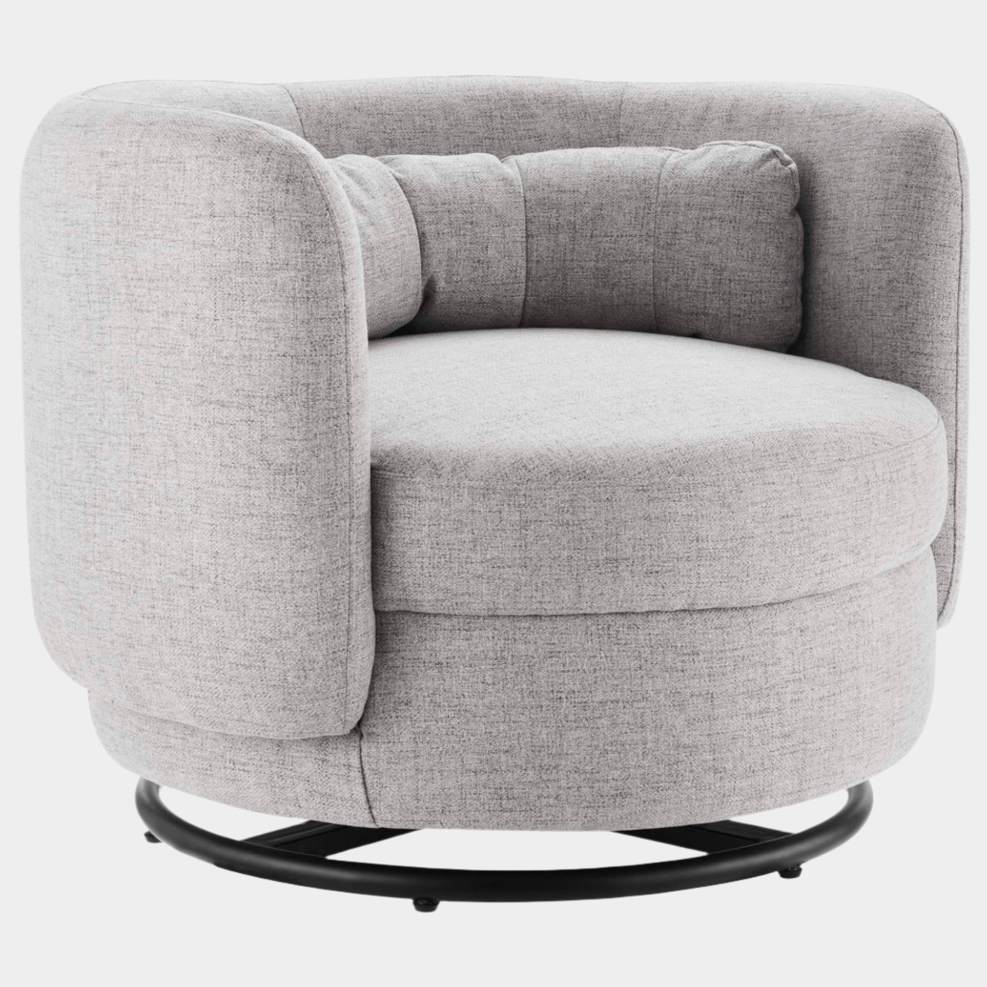 Relish Upholstered Fabric Swivel Chair