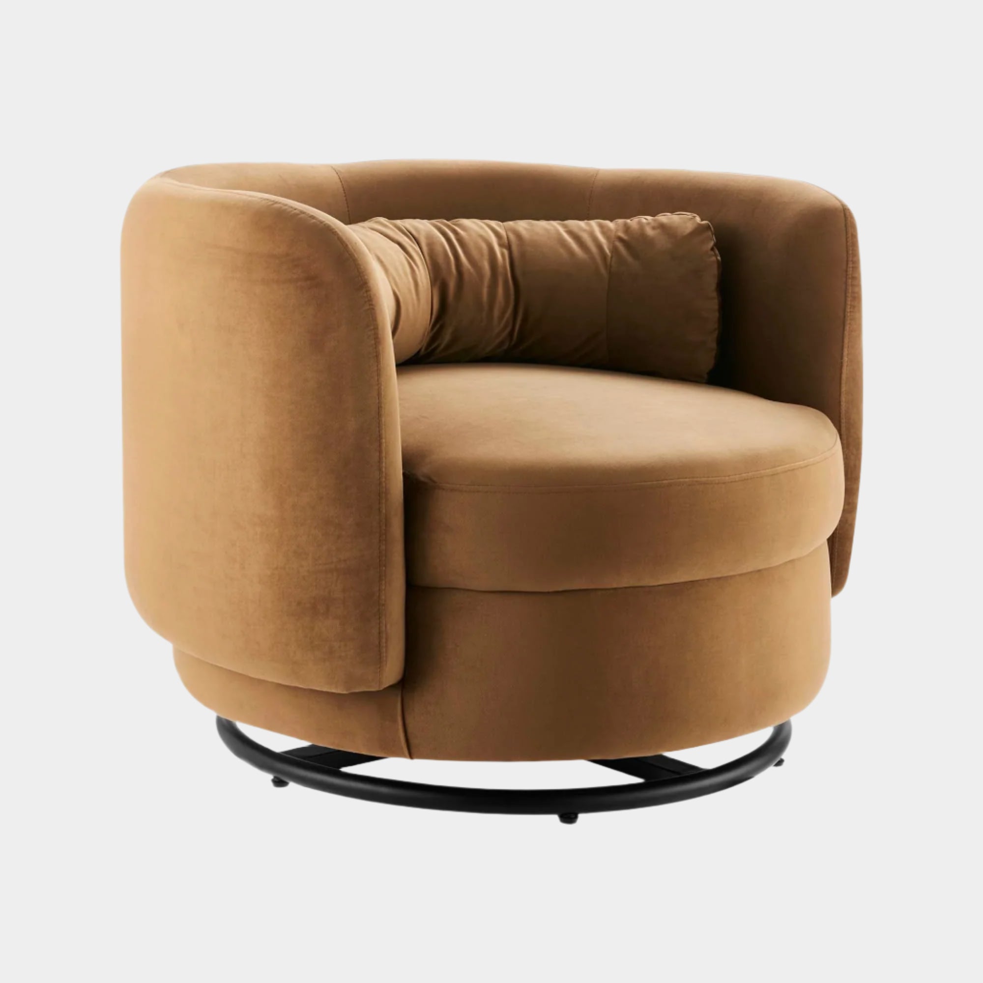 Relish Performance Velvet Swivel Chair