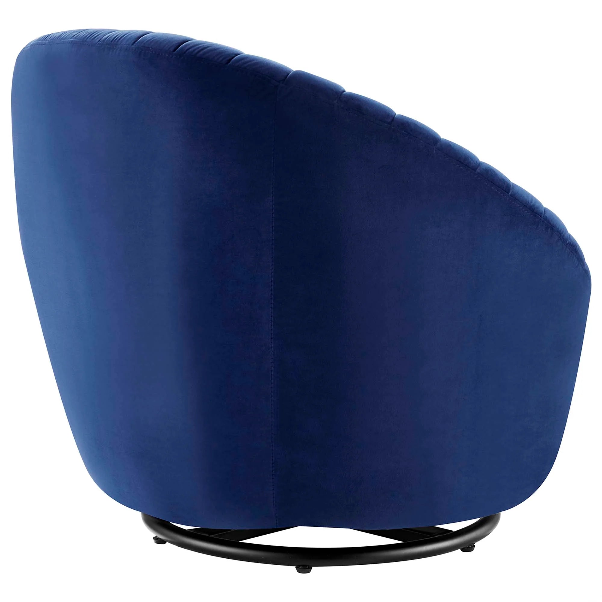 Whirr Tufted Performance Velvet Swivel Chair