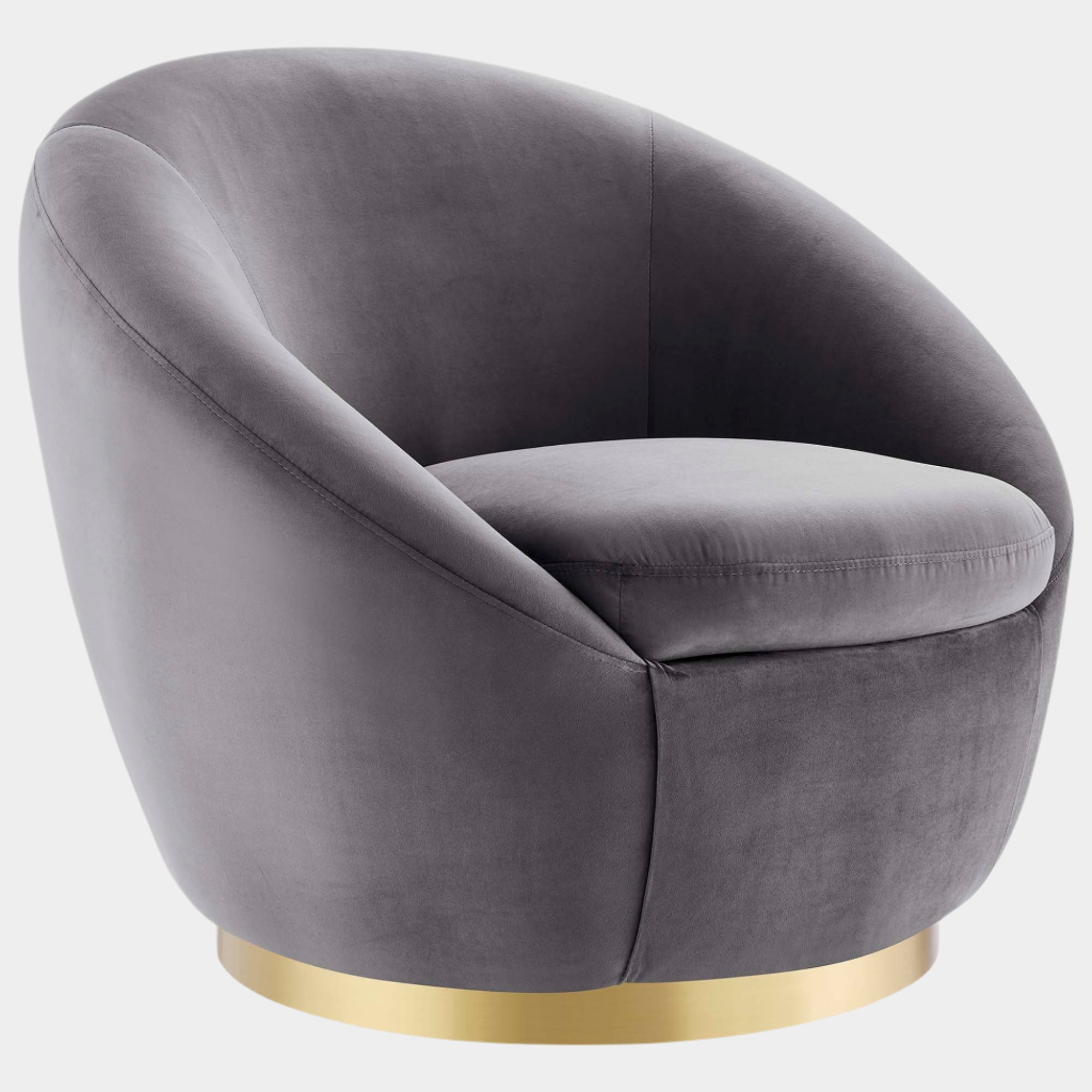 Buttercup Performance Velvet Swivel Chair