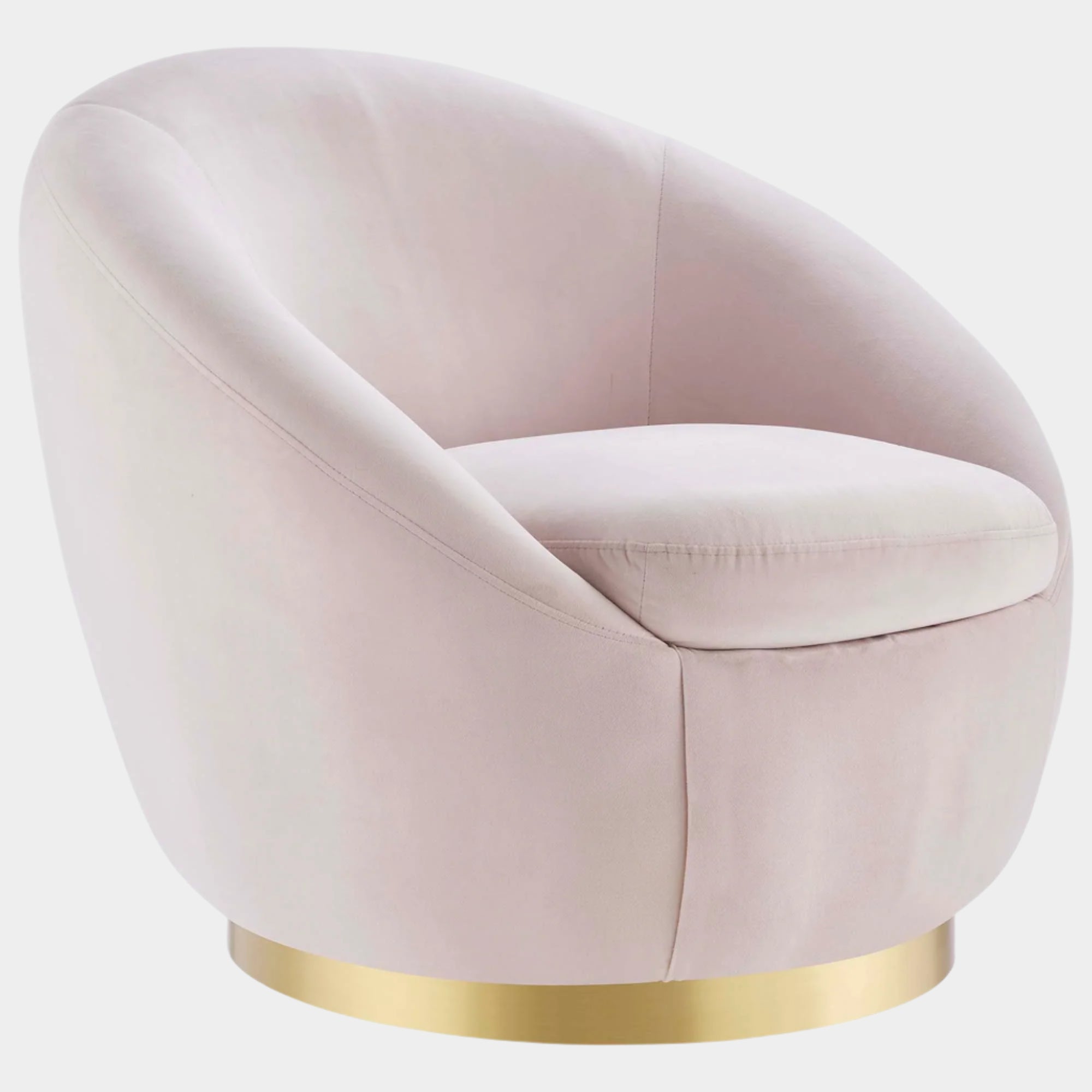 Buttercup Performance Velvet Swivel Chair