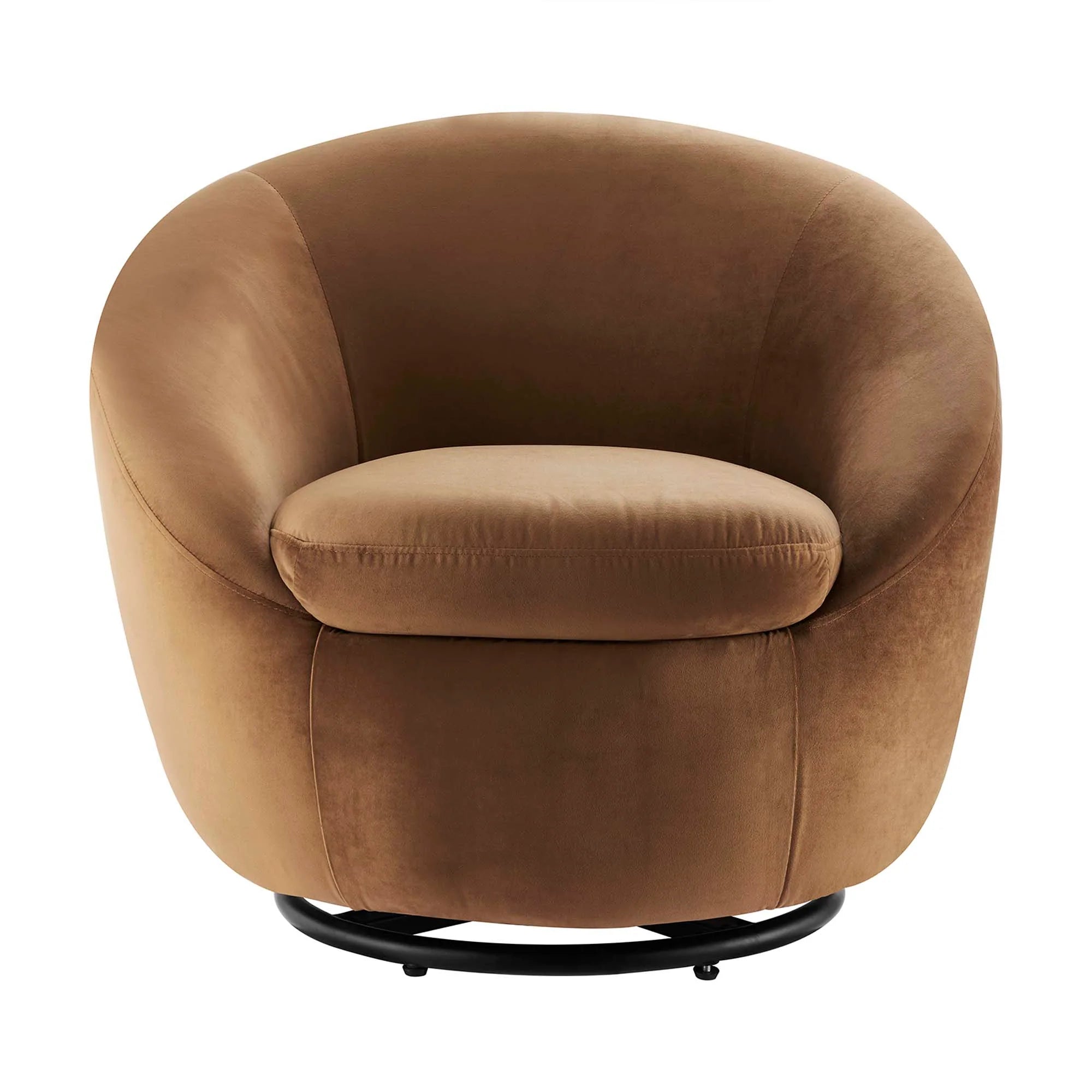 Buttercup Performance Velvet Swivel Chair