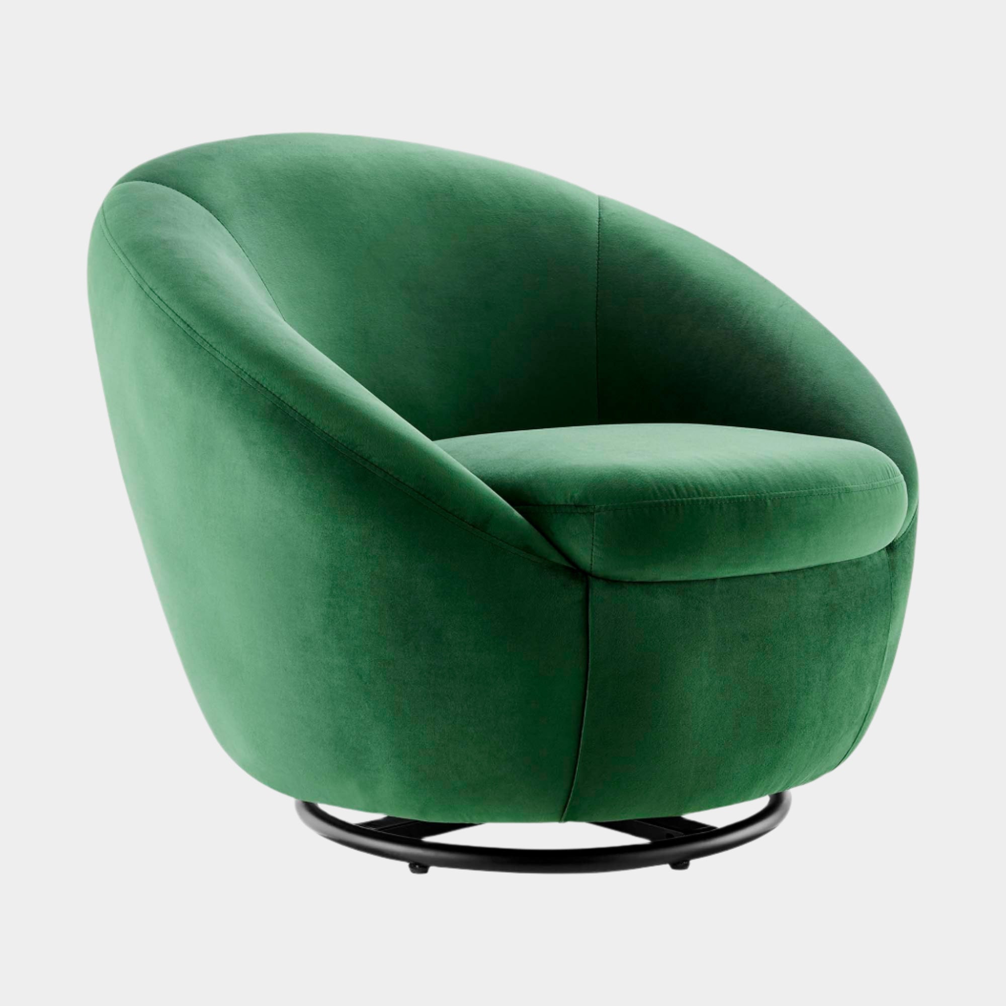 Buttercup Performance Velvet Swivel Chair