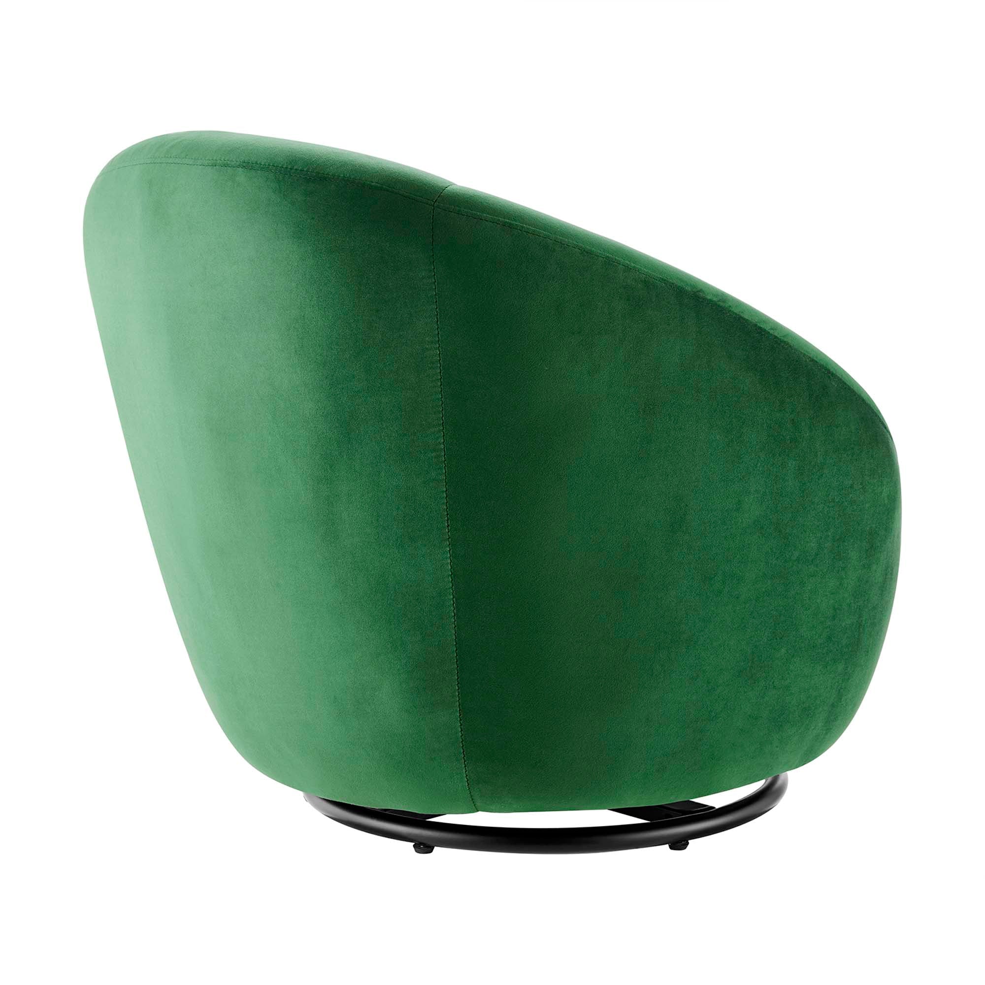 Buttercup Performance Velvet Swivel Chair