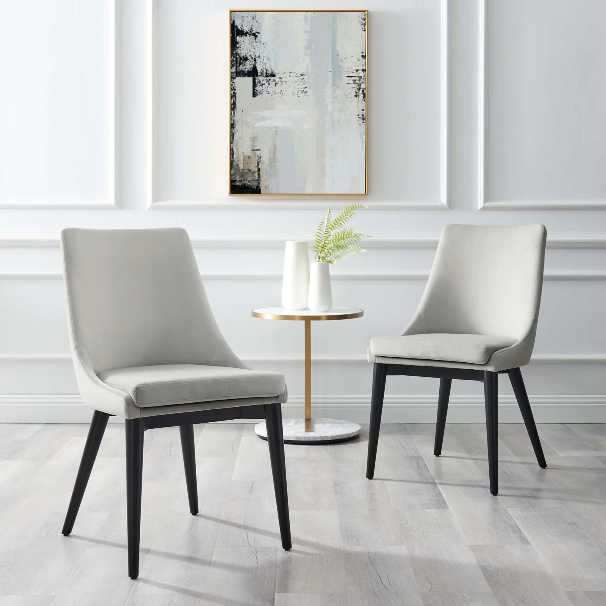 Viscount Performance Velvet Dining Chair