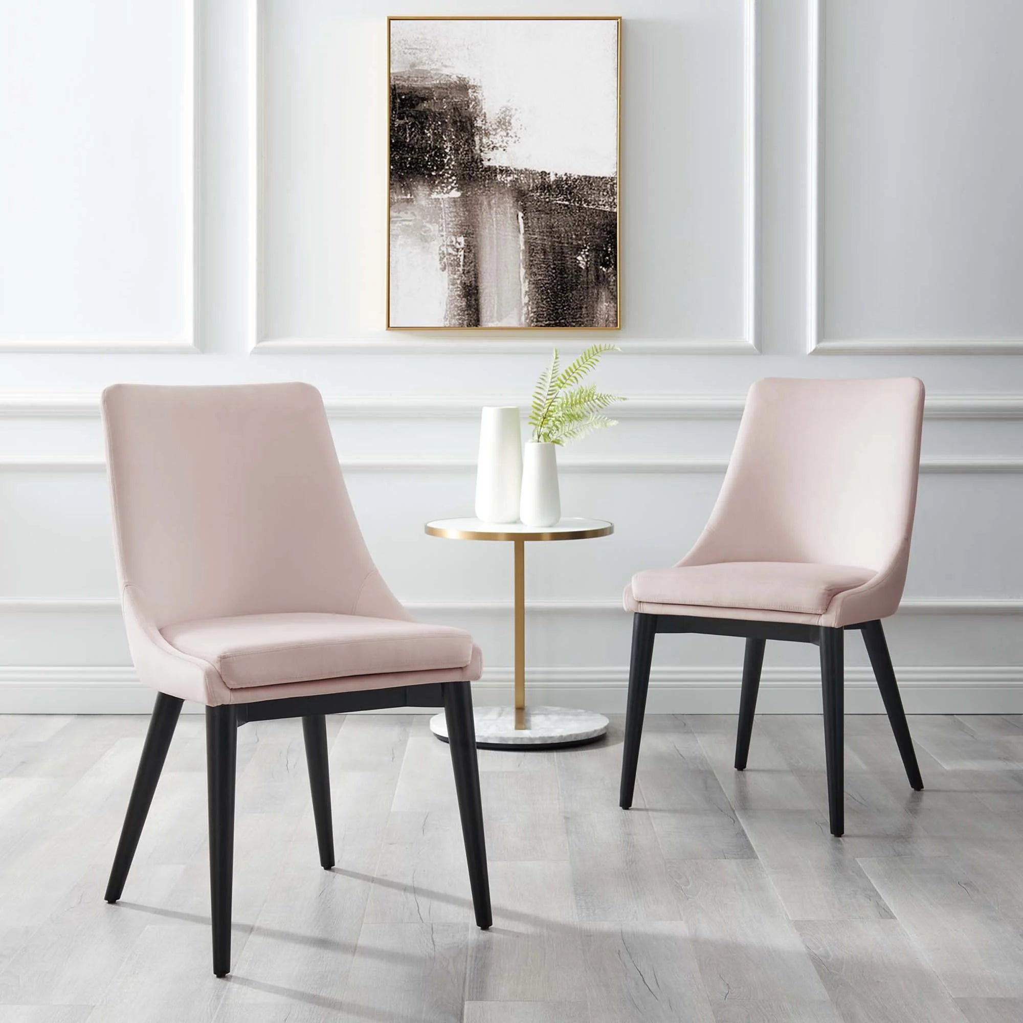 Viscount Performance Velvet Dining Chair