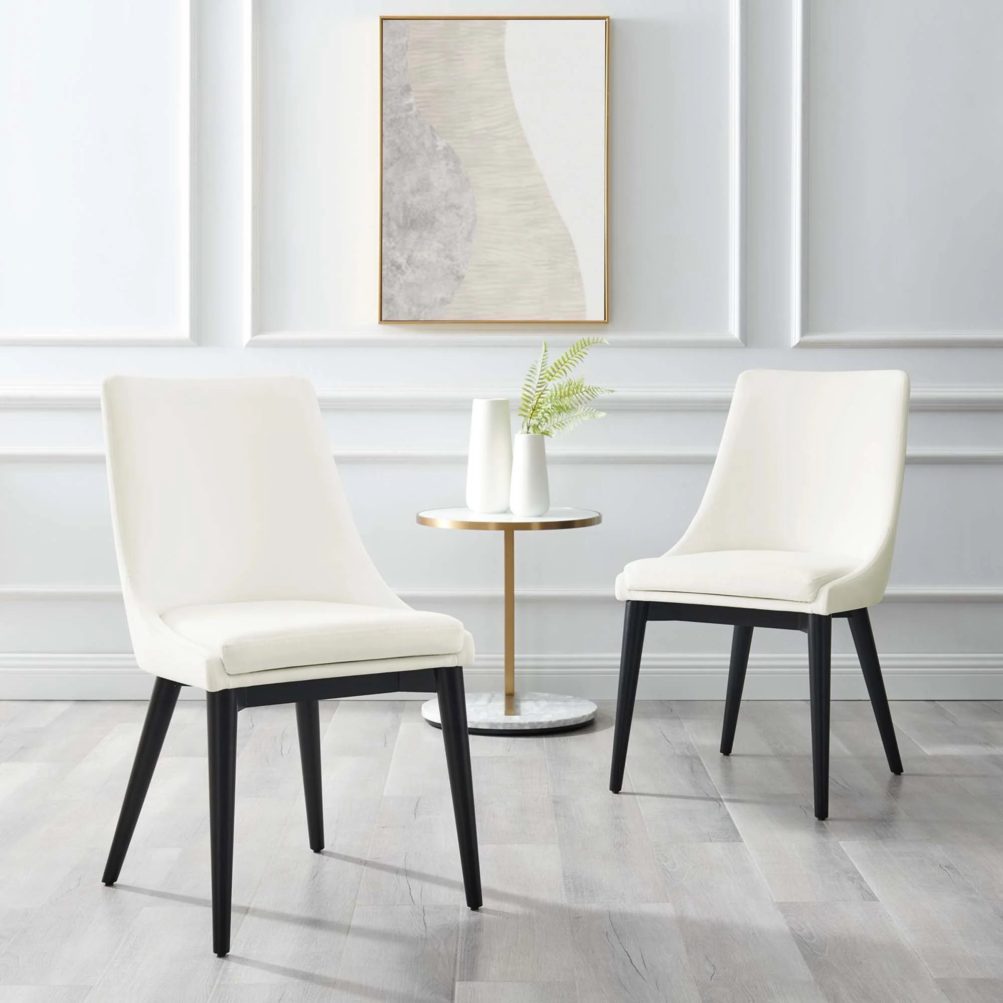 Viscount Performance Velvet Dining Chair