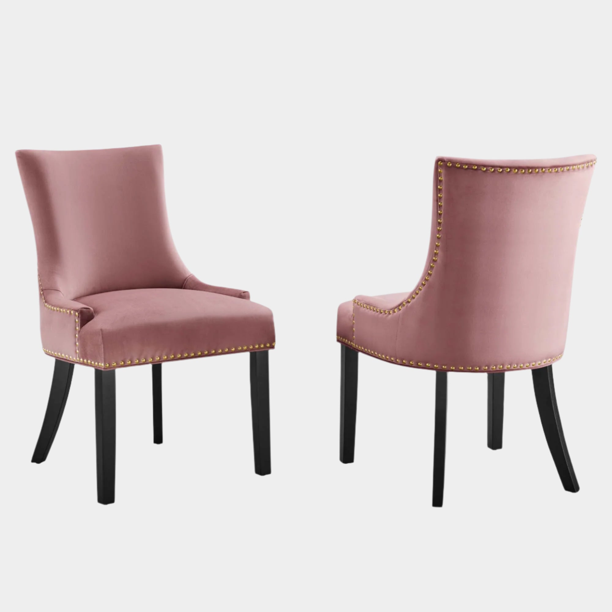 Marquis Performance Velvet Dining Chairs - Set of 2