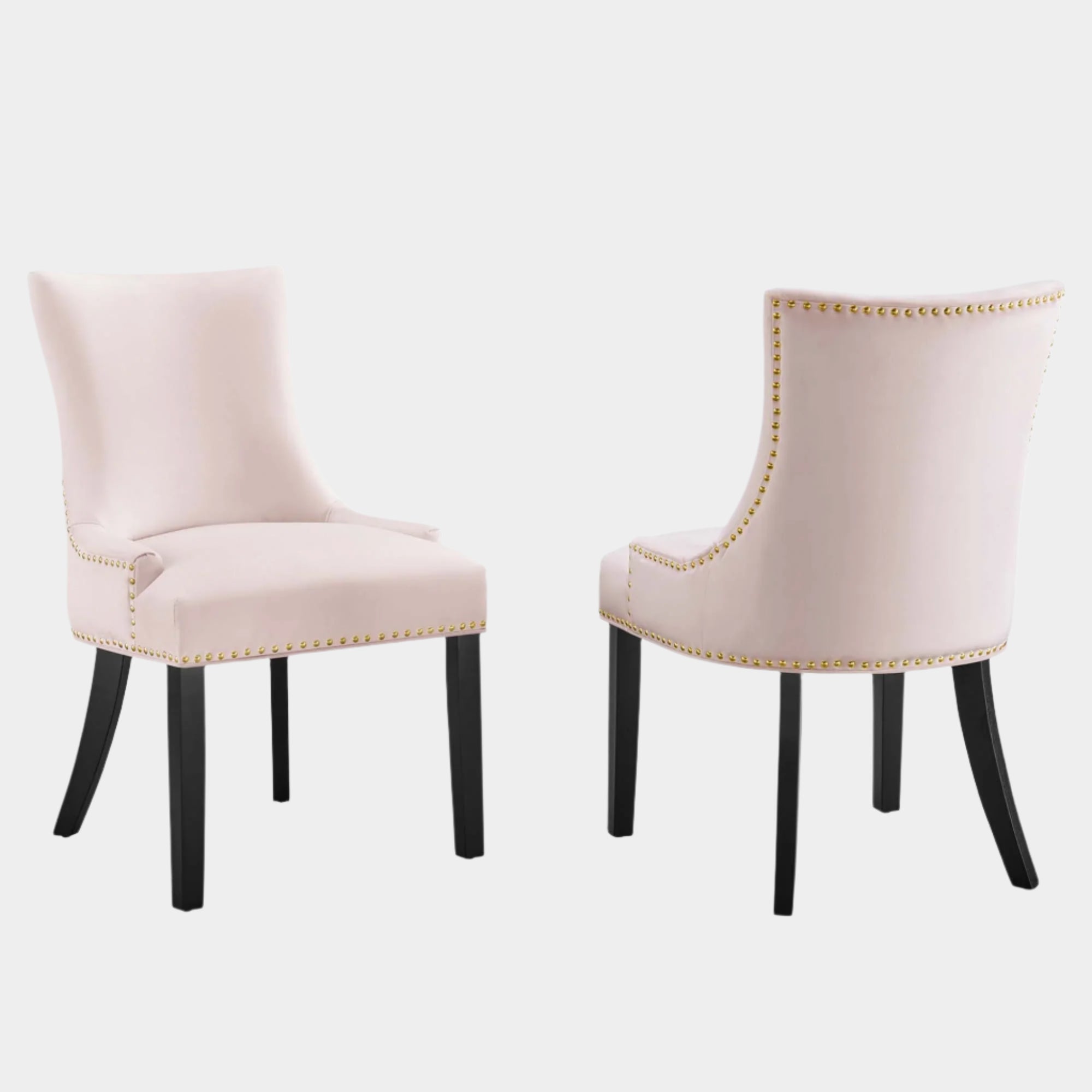 Marquis Performance Velvet Dining Chairs - Set of 2