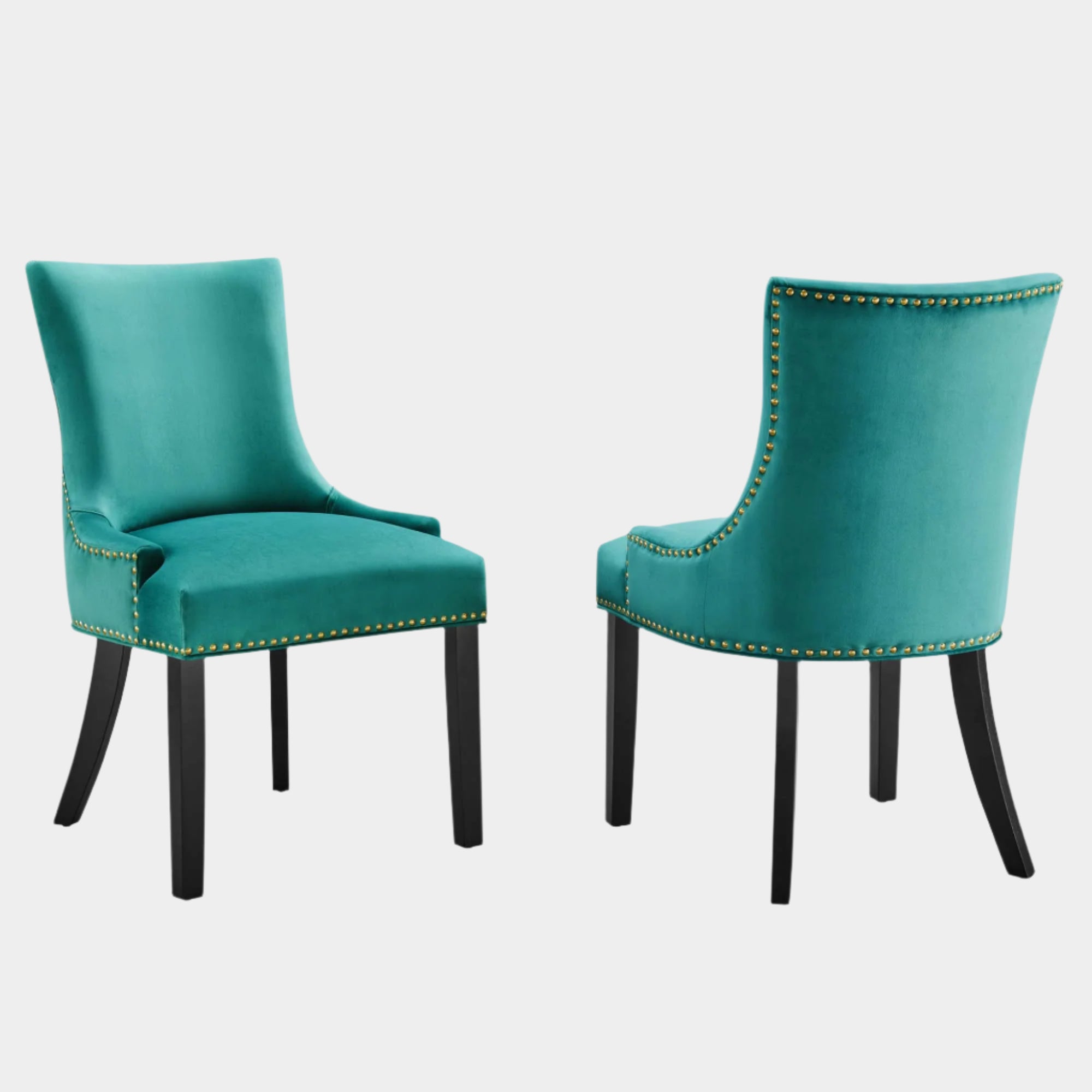 Marquis Performance Velvet Dining Chairs - Set of 2