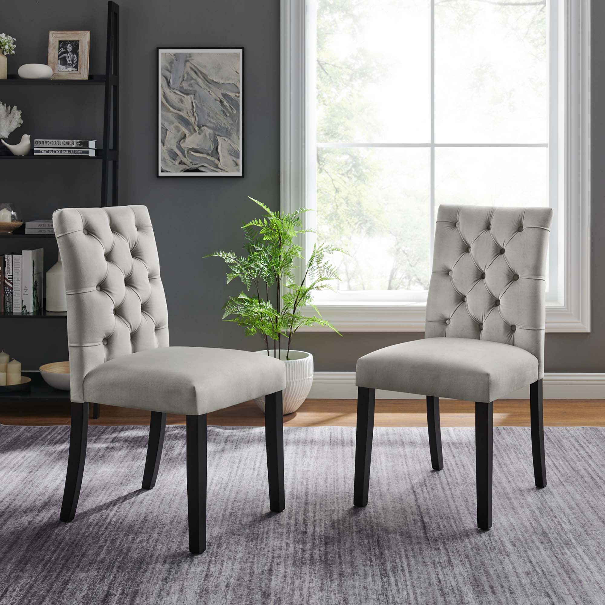 Duchess Performance Velvet Dining Chairs - Set of 2