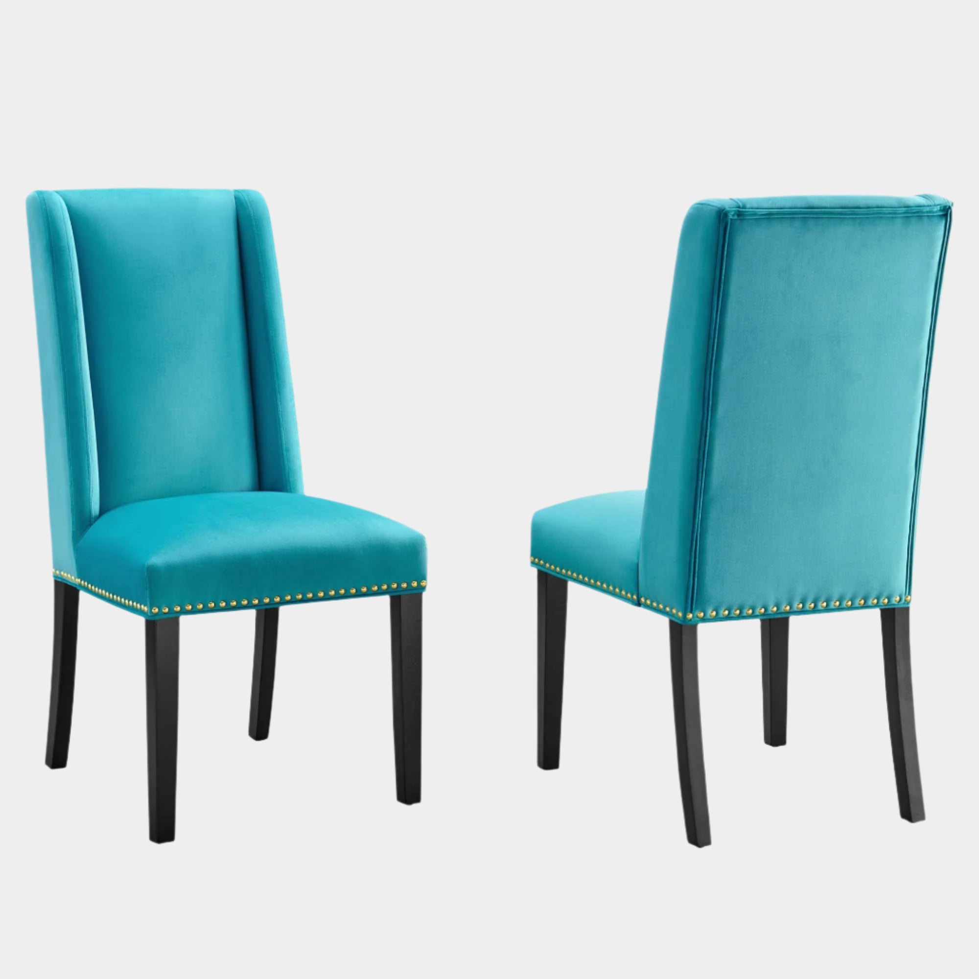 Baron Performance Velvet Dining Chairs - Set of 2