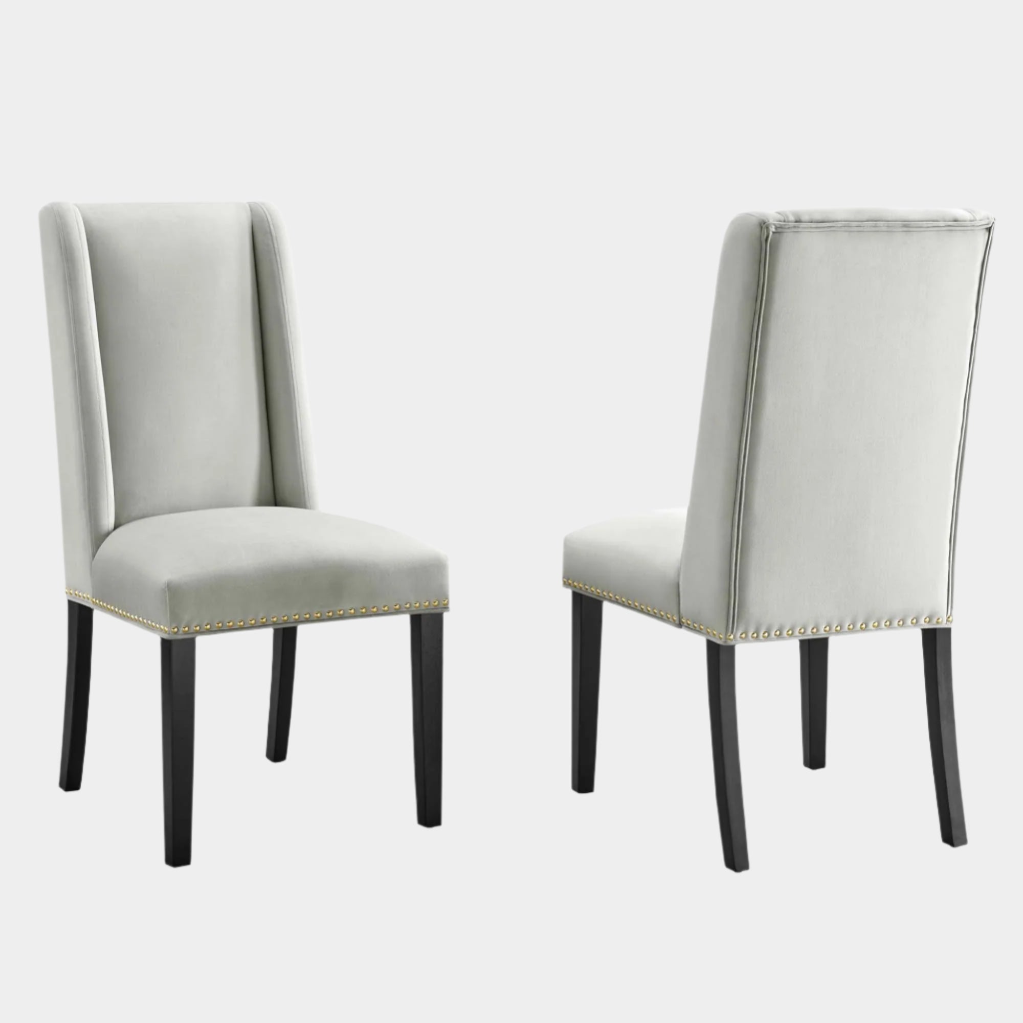 Baron Performance Velvet Dining Chairs - Set of 2