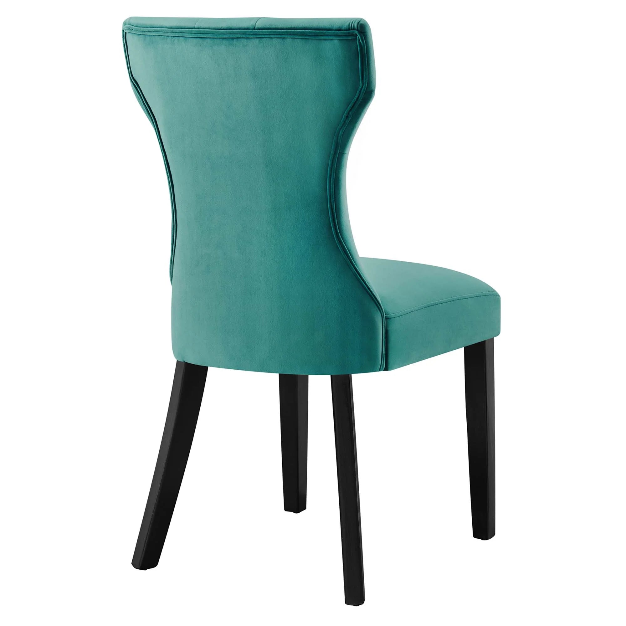 Silhouette Performance Velvet Dining Chairs - Set of 2