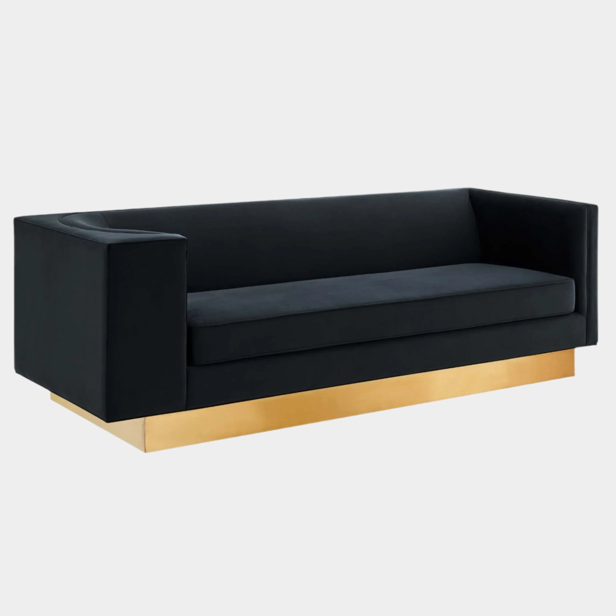 Eminence Upholstered Performance Velvet Sofa