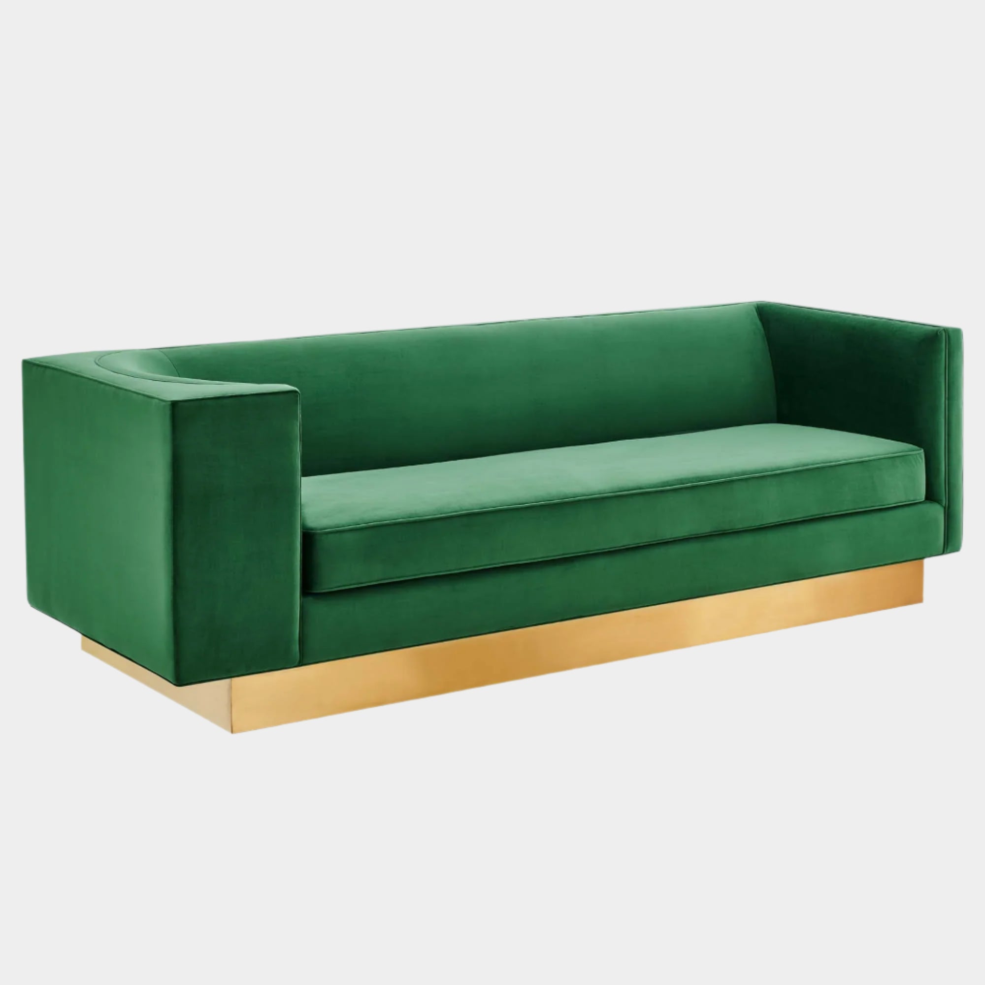 Eminence Upholstered Performance Velvet Sofa