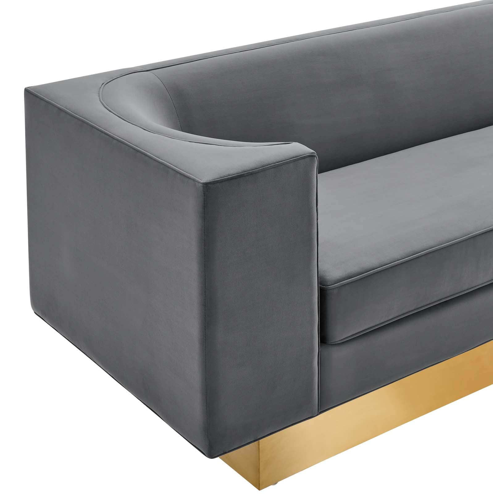 Caliber Performance Velvet Sofa