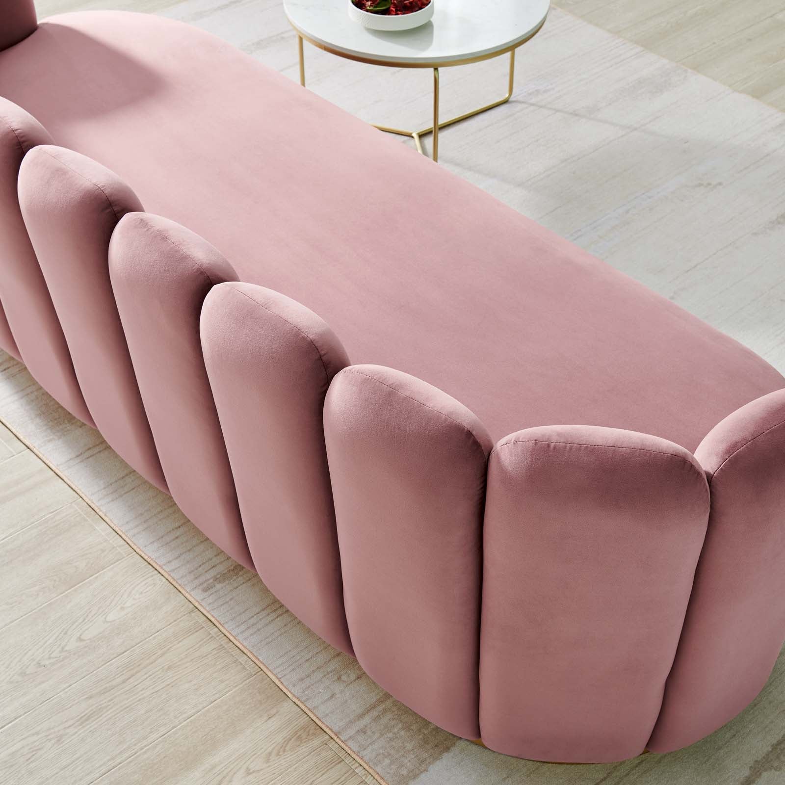 Vicci Tufted Velvet Sofa