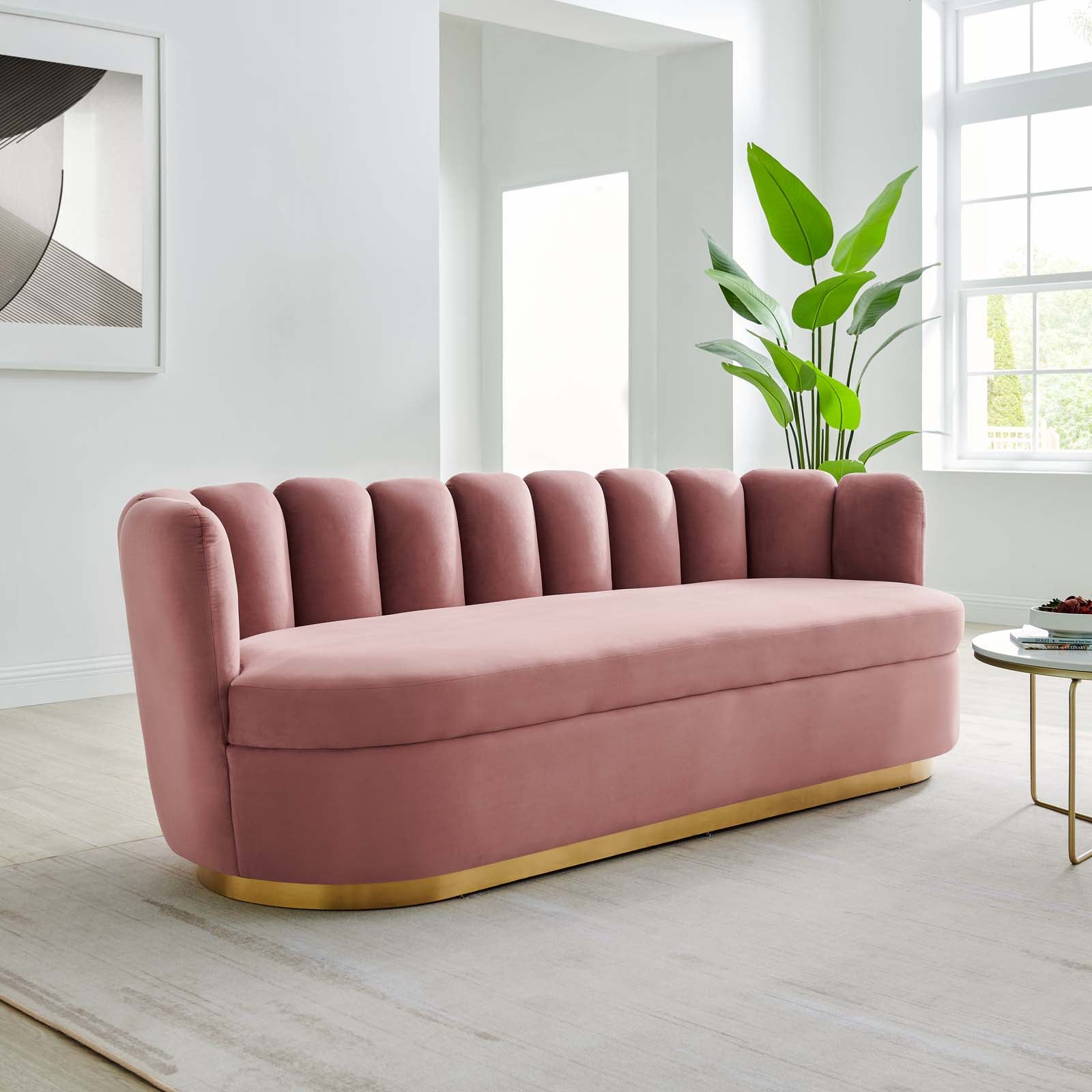 Vicci Tufted Velvet Sofa